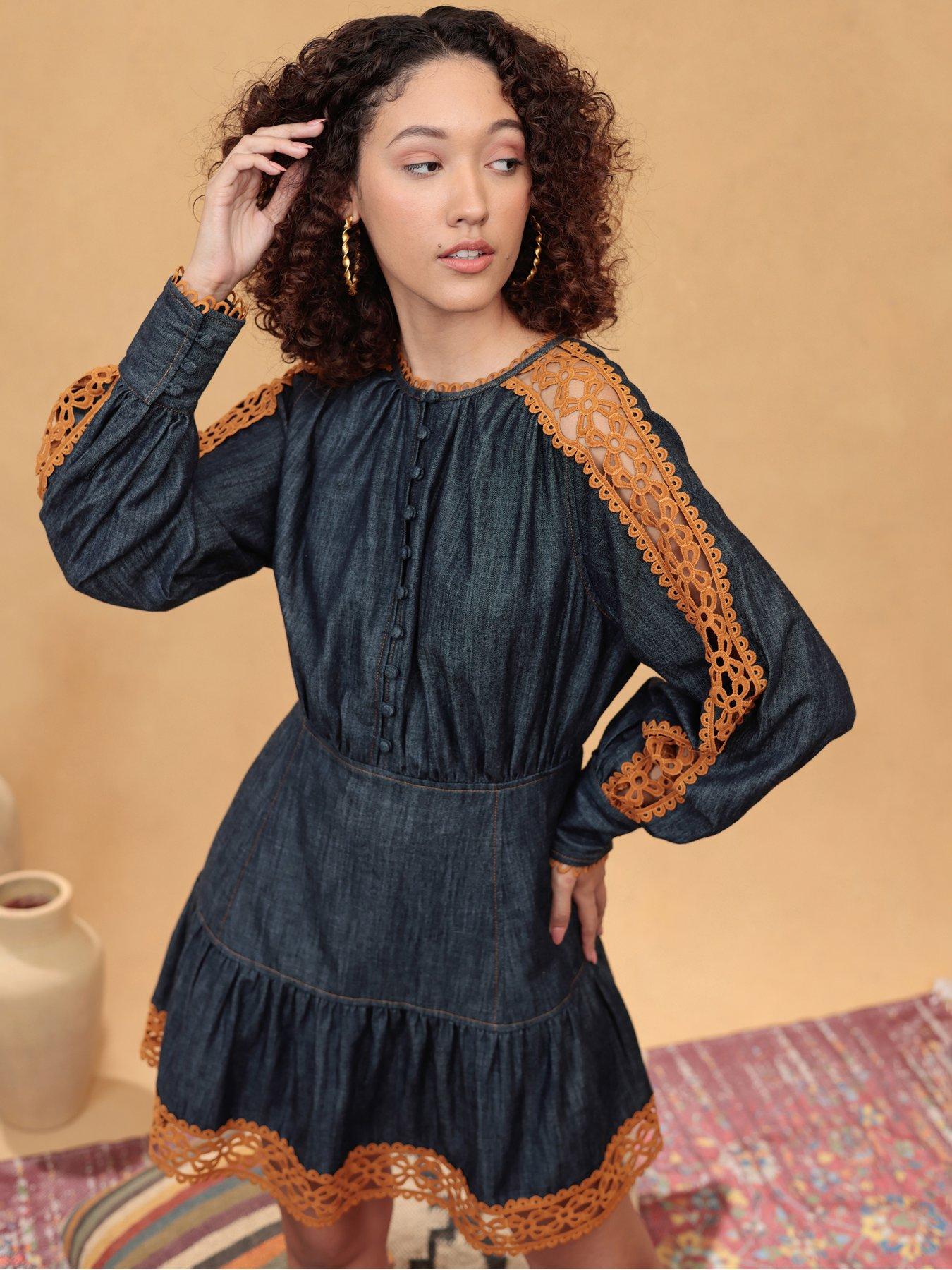 Emily Lovelock ELORA DENIM DRESS