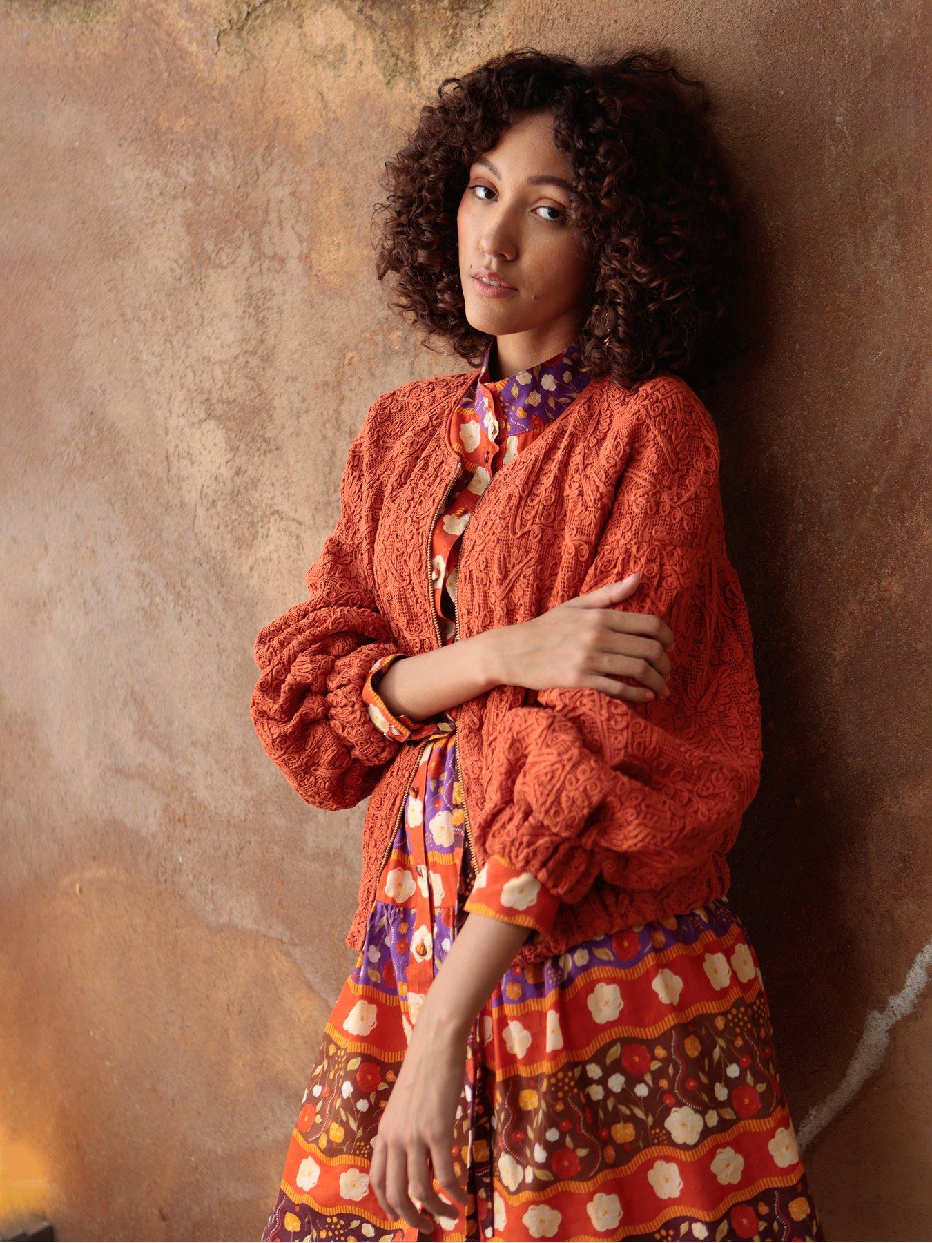 Image 1 of 5 of Emily Lovelock EMELIA EMBROIDERED JACKET