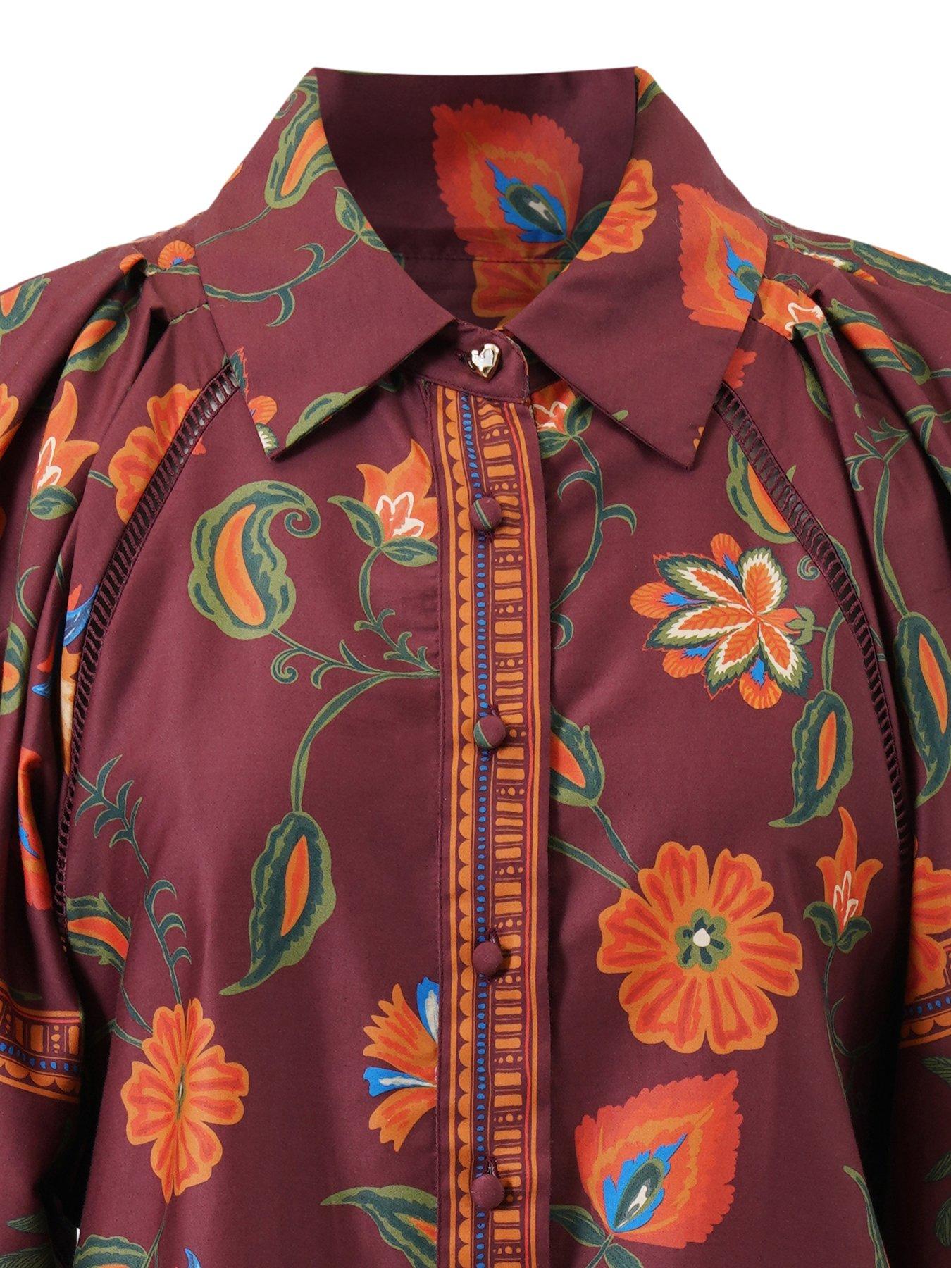 Image 3 of 4 of Emily Lovelock ALISHA PRINT BLOUSE