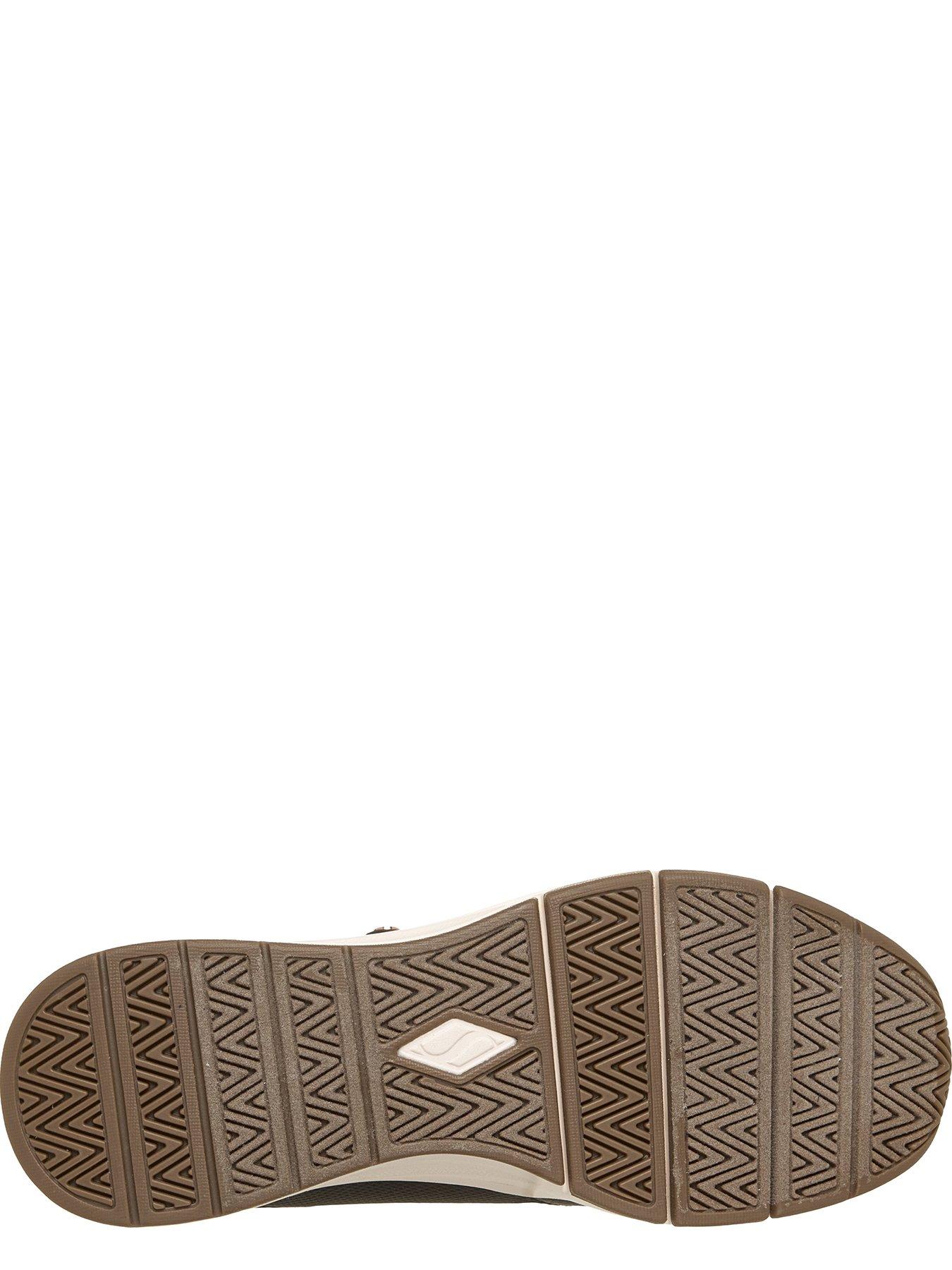 Image 4 of 6 of Skechers Billion Flex Luxe Up Quarter Zip Duraleather And Suede Lace Up Fashion Sneaker - Black