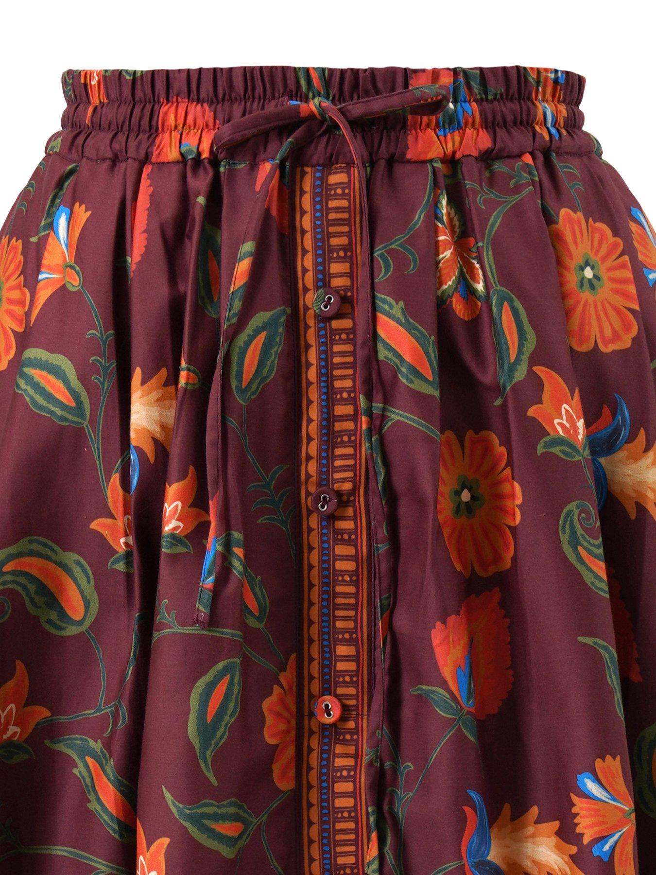 Image 2 of 4 of Emily Lovelock BERNIE PRINT SKIRT