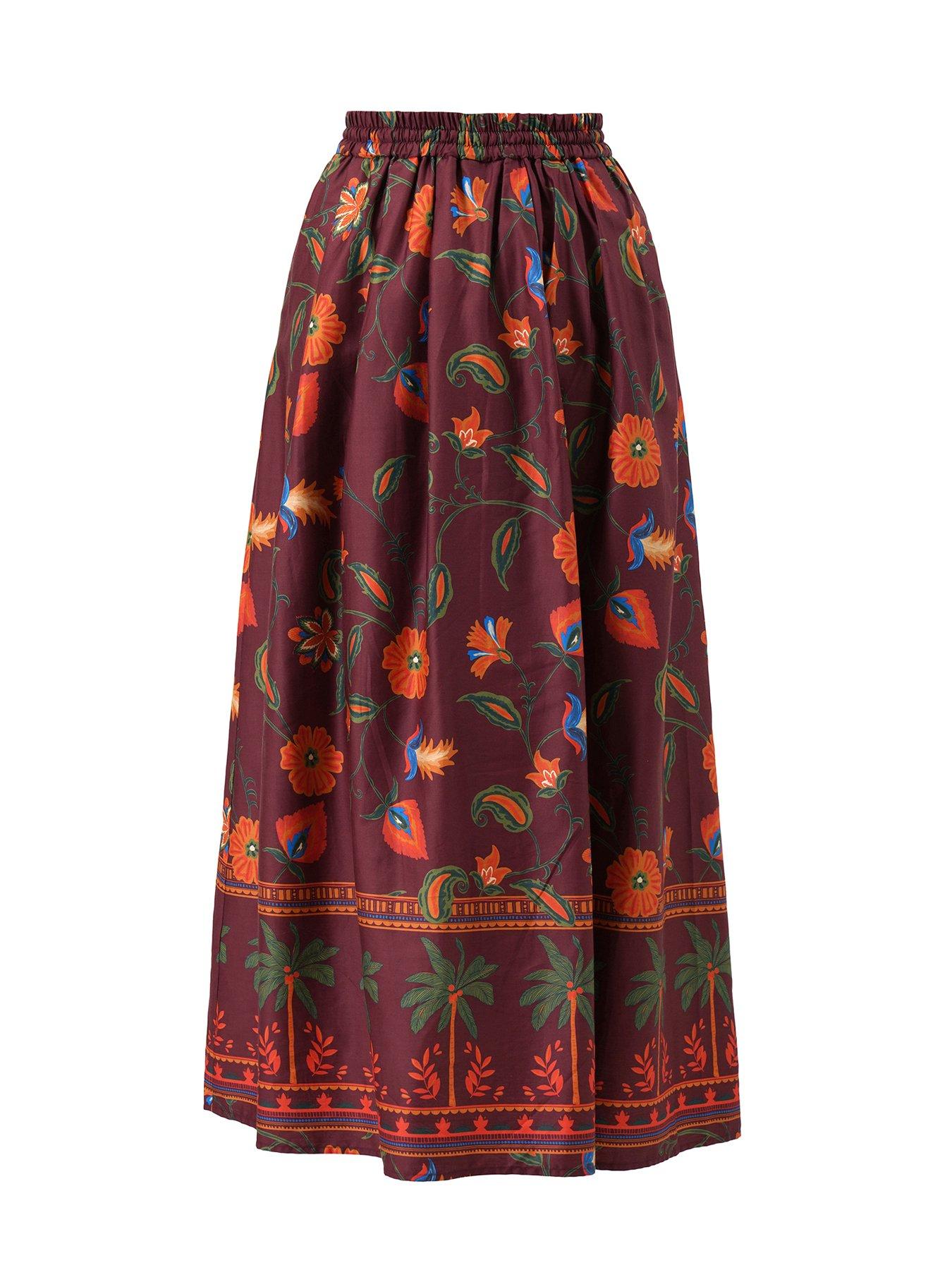 Image 3 of 4 of Emily Lovelock BERNIE PRINT SKIRT
