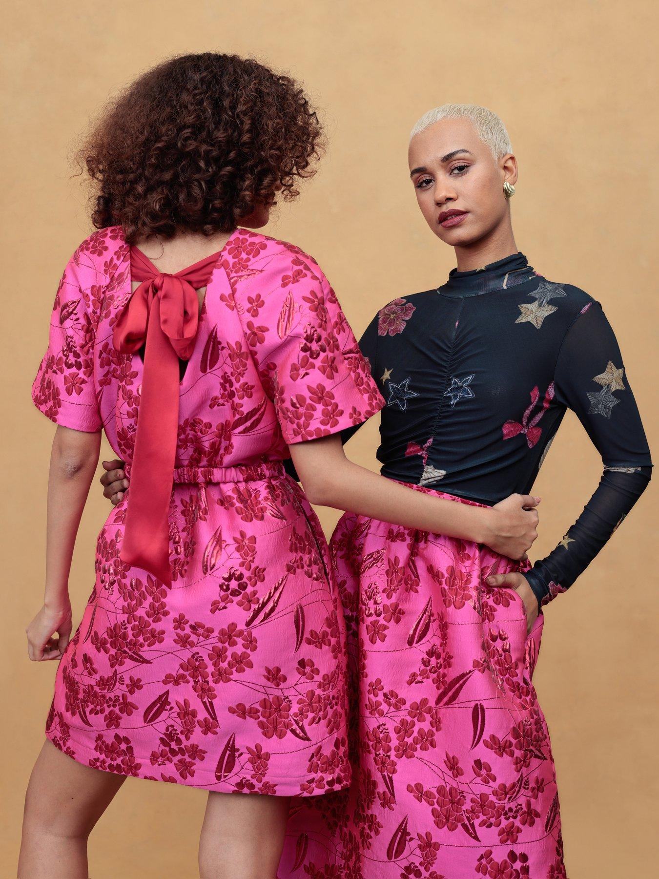 Image 2 of 5 of Emily Lovelock ARIANA JACQUARD DRESS