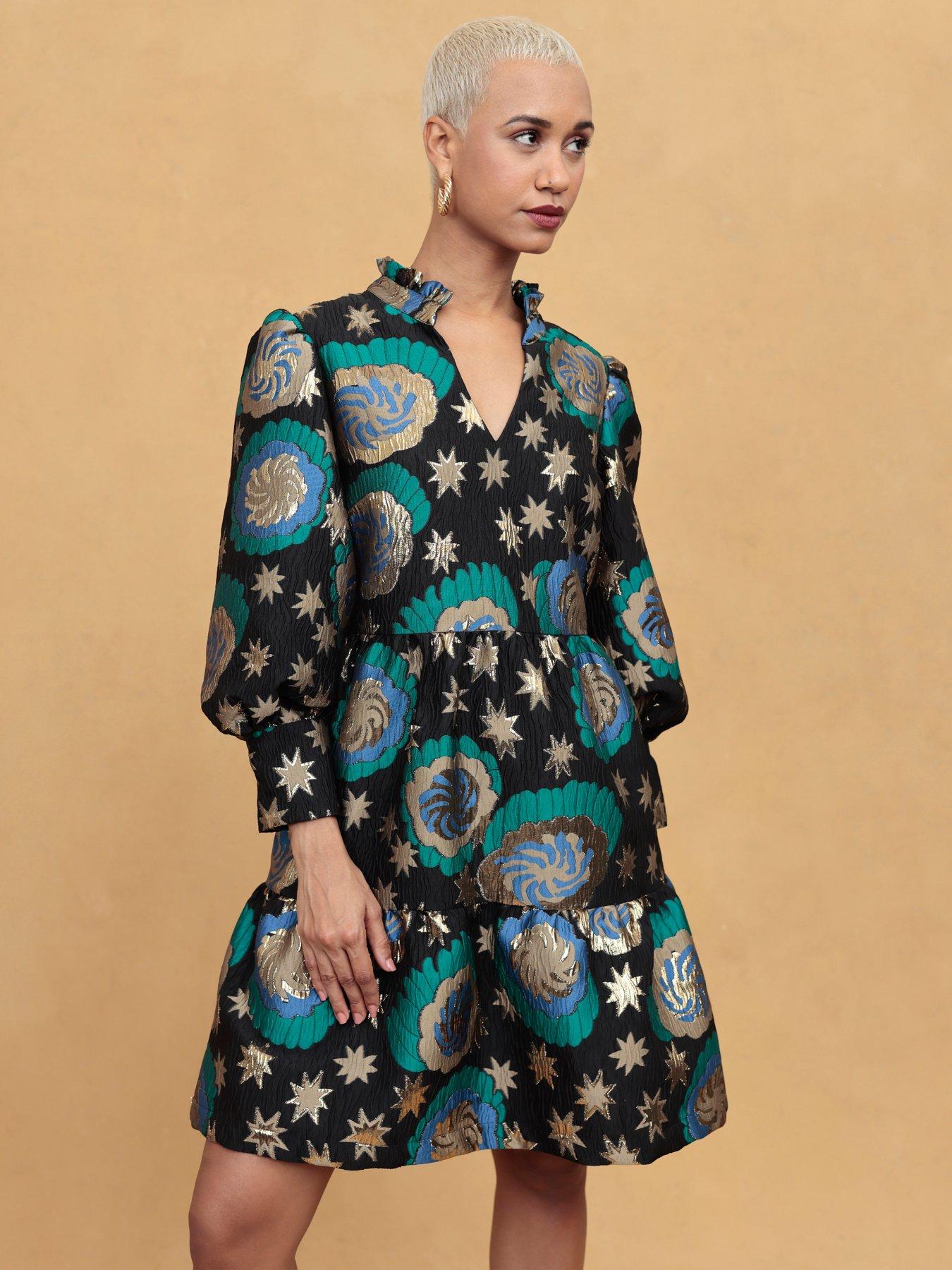 Emily Lovelock STELLA JACQUARD DRESS