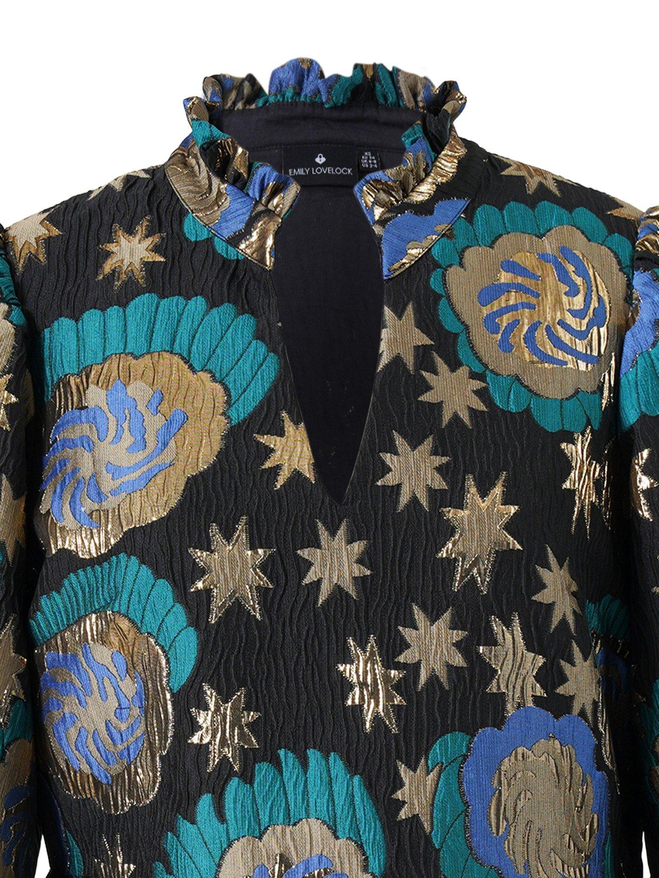 Image 3 of 5 of Emily Lovelock STELLA JACQUARD DRESS