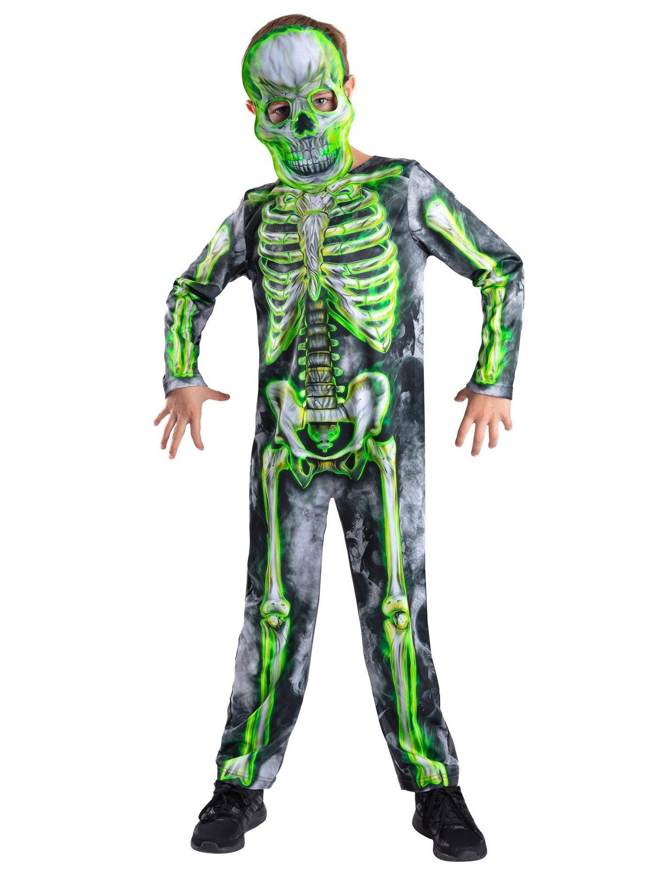 Kids Glow Skeleton Costume
