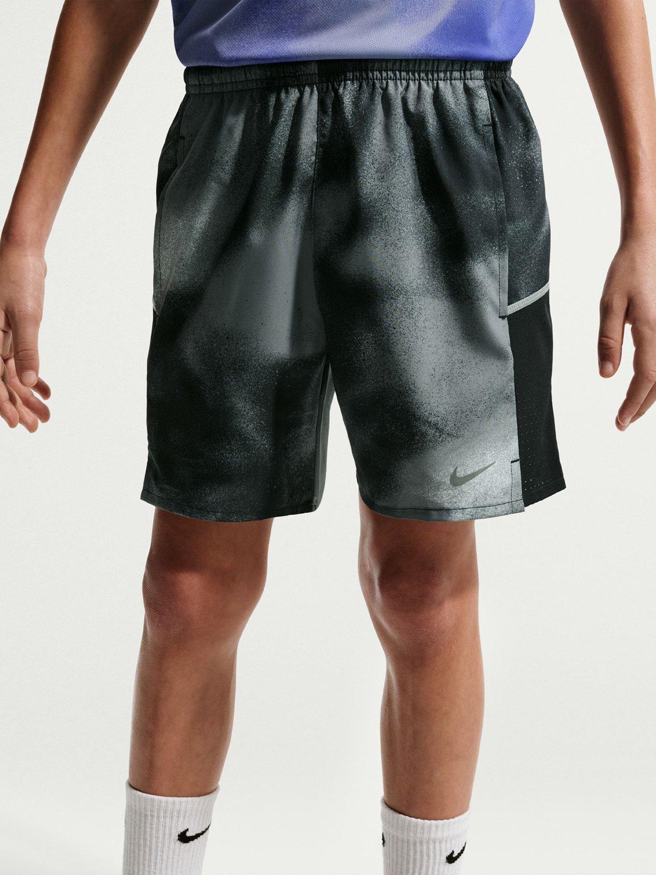 Nike Junior Boys Miler Dri-fit Training Shorts - Black