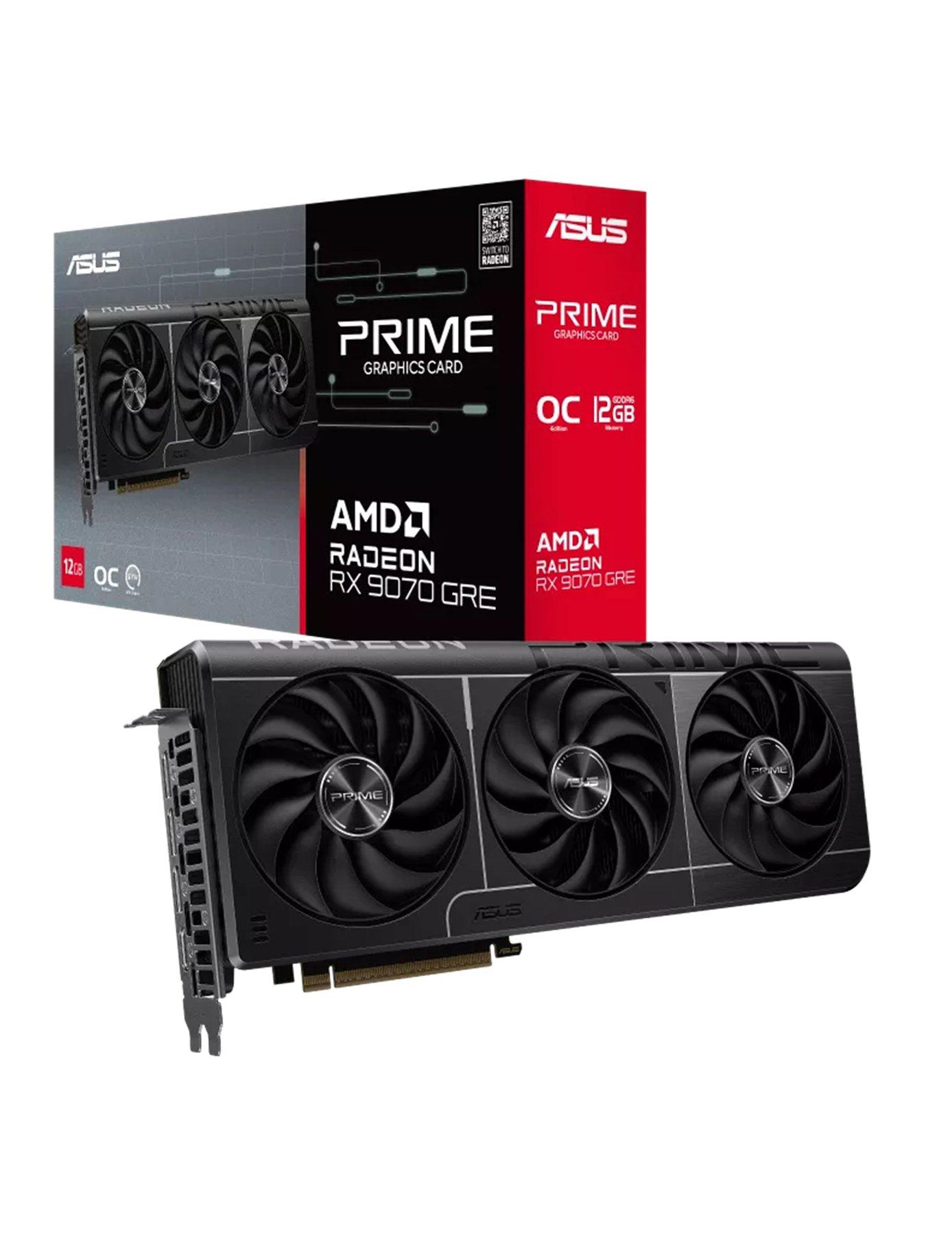 Image 1 of 8 of Asus Prime AMD Radeon RX 9070 GRE 12Gb GDDR6 PCIe 5.0 Overclocked Graphics Card