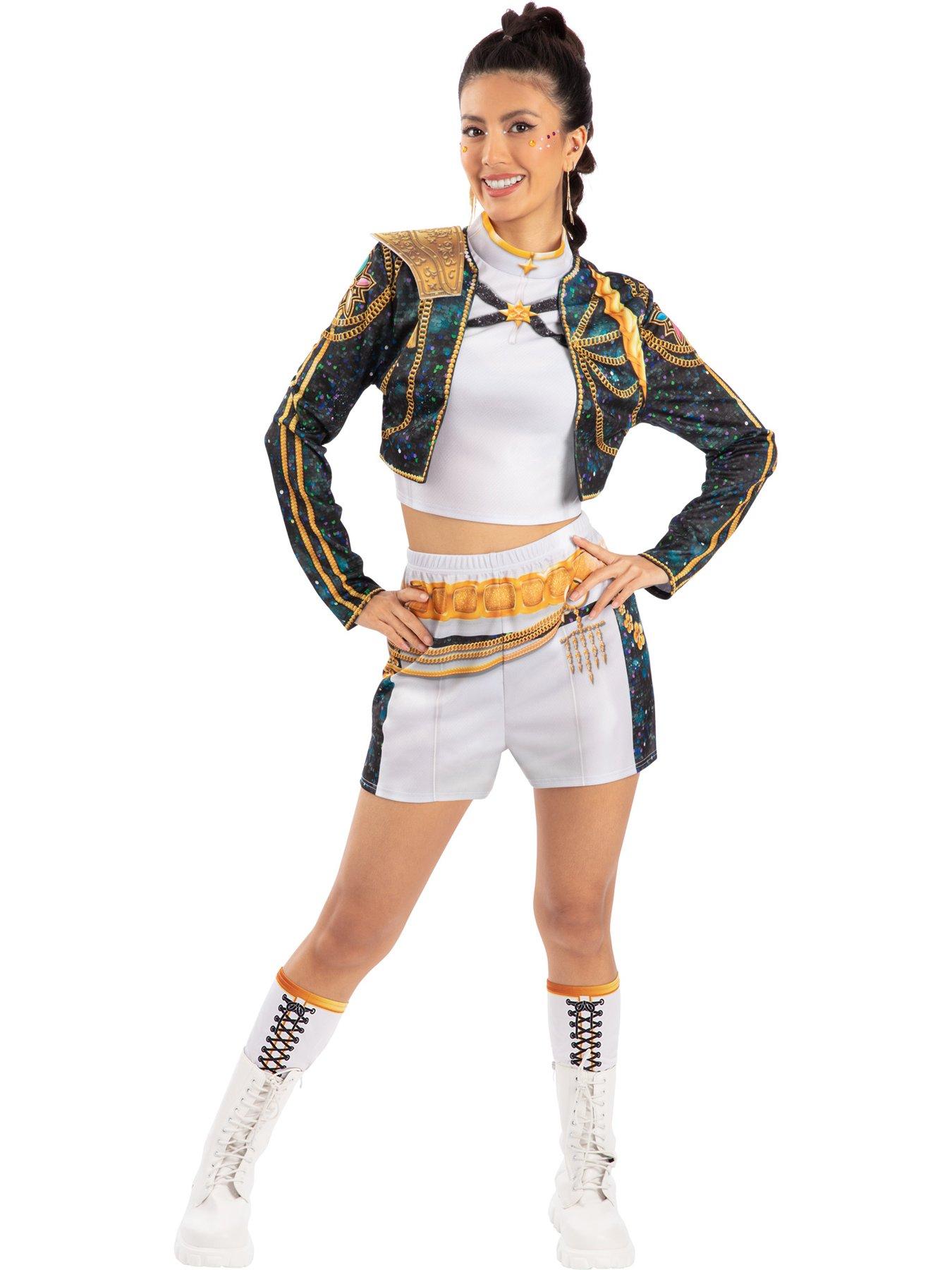 K-Pop Demon Hunters K-Pop Demon Hunters 3D Epaulette Rumi Golden Costume in One Colour