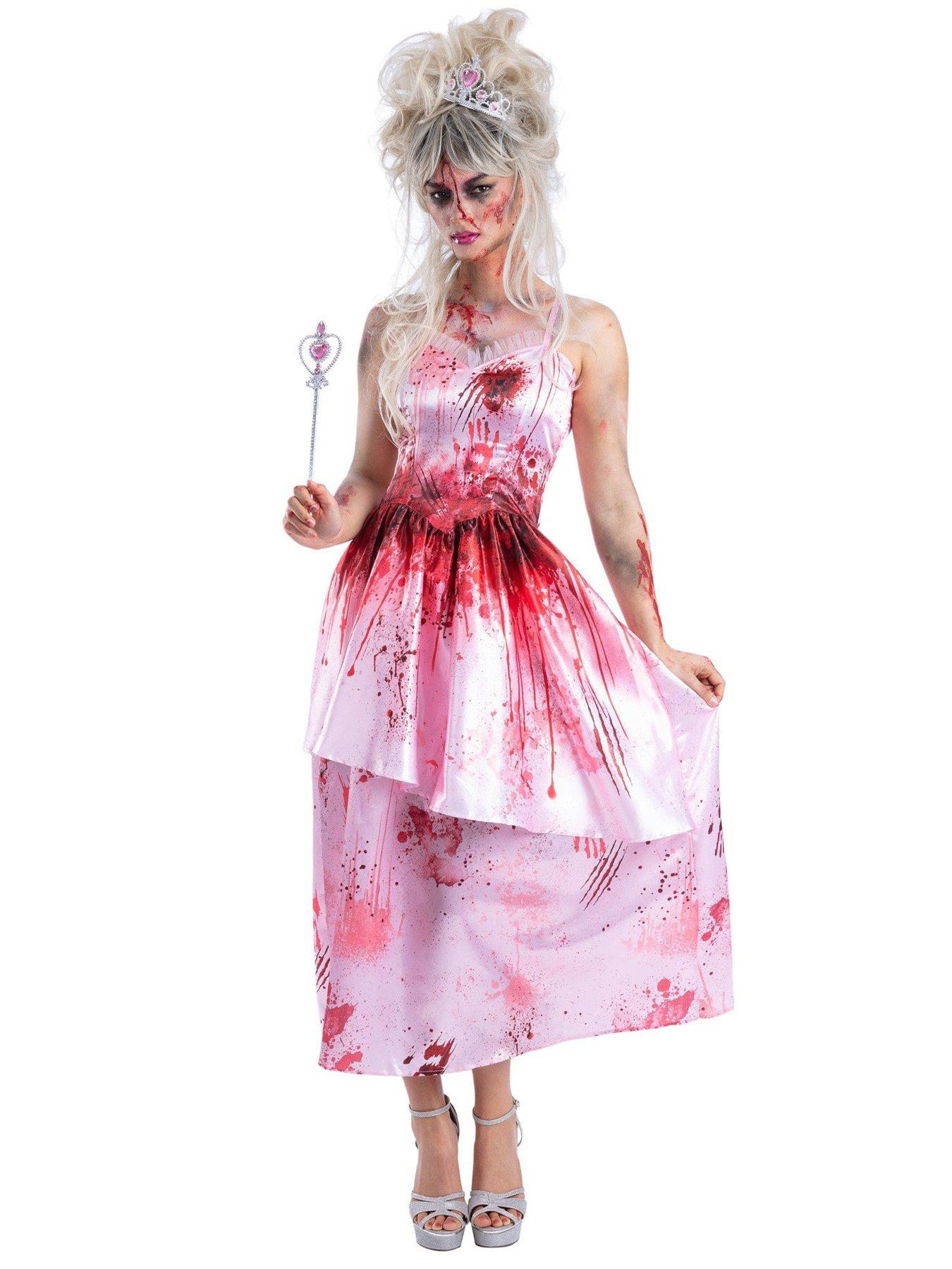 Image 1 of 4 of Ladies Zombie Pink Princess Costume