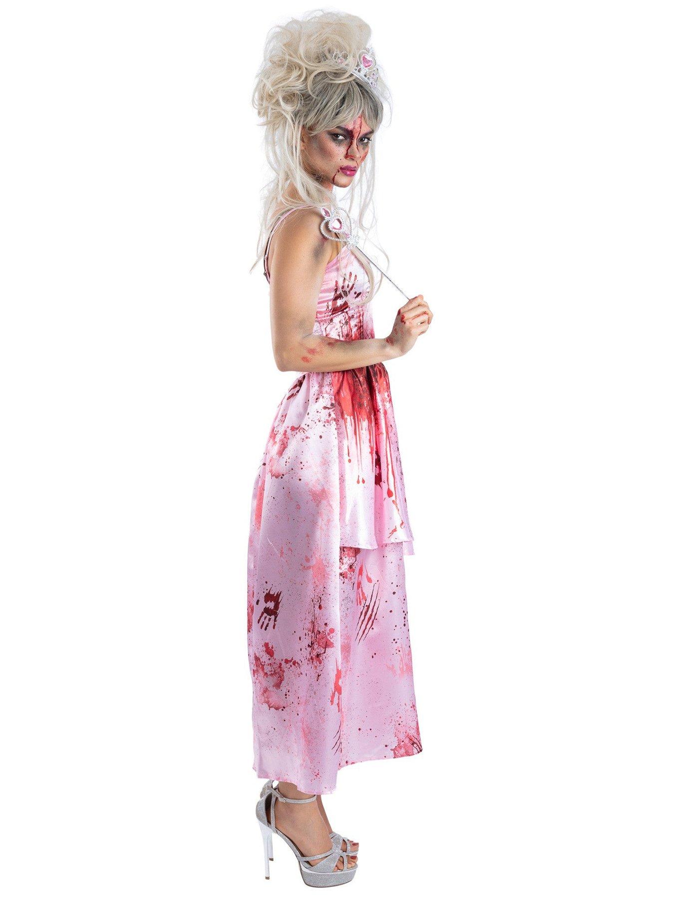 Image 3 of 4 of Ladies Zombie Pink Princess Costume