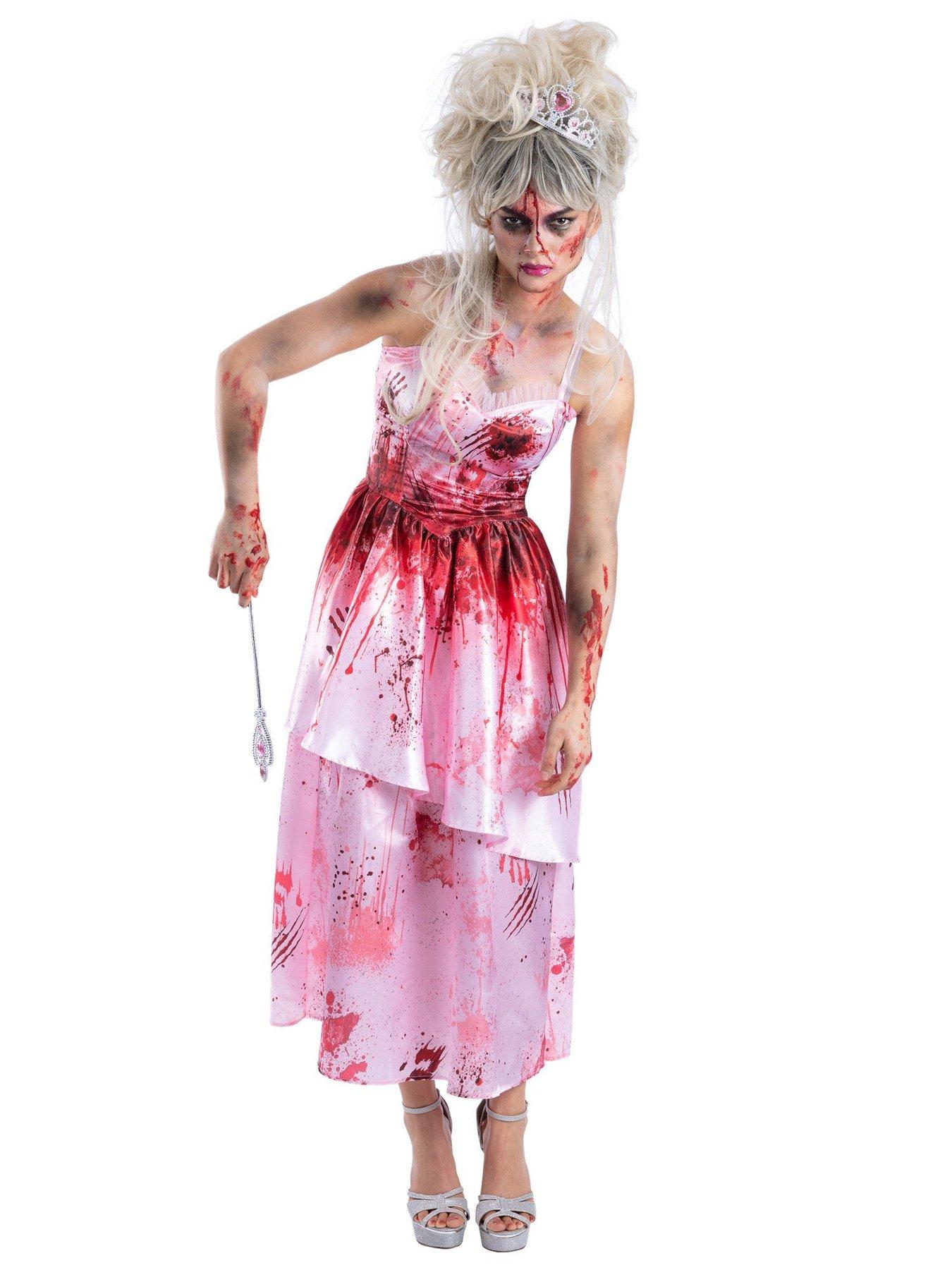 Image 4 of 4 of Ladies Zombie Pink Princess Costume