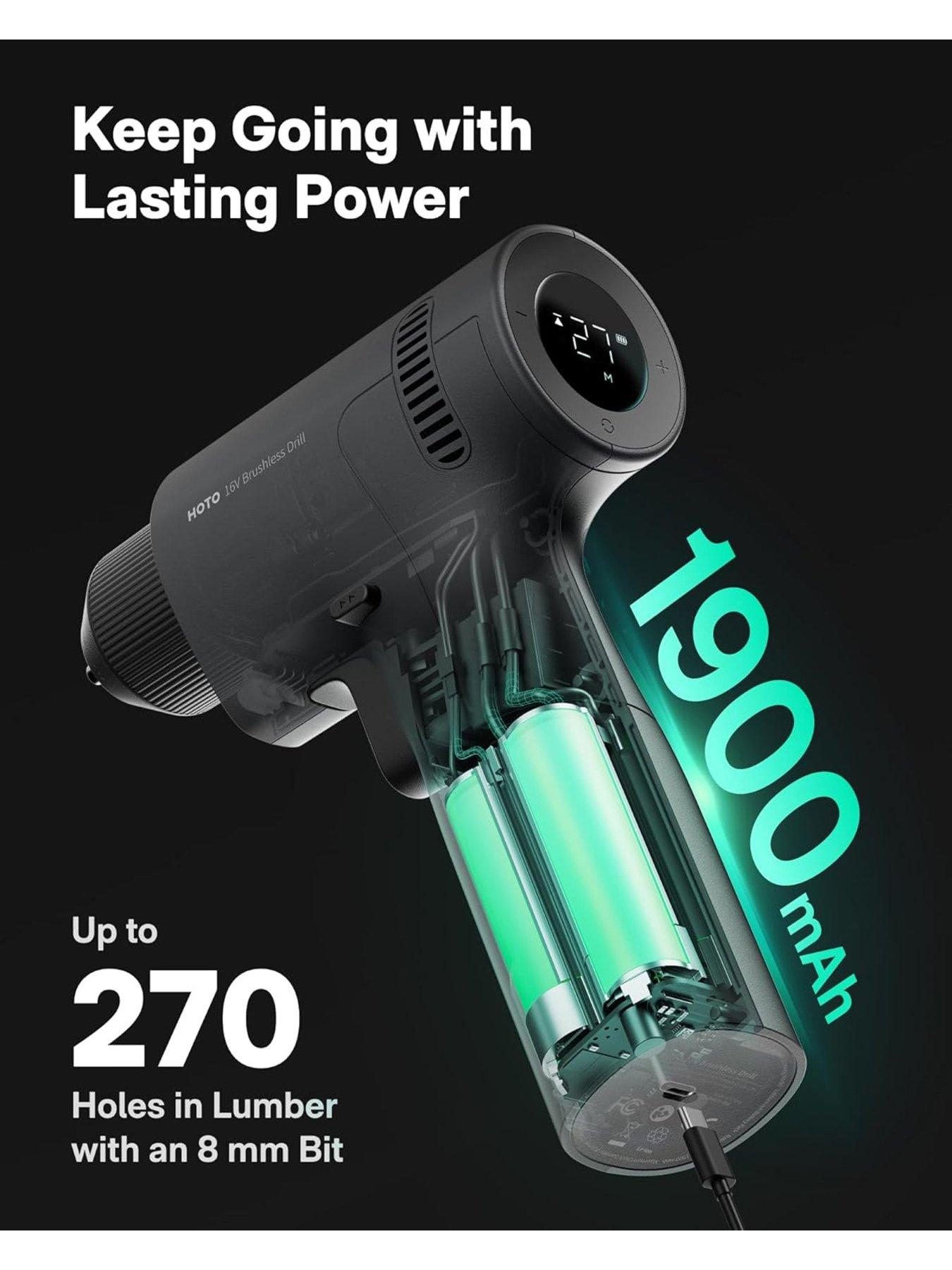 Image 7 of 8 of HOTO 16V Brushless Drill
