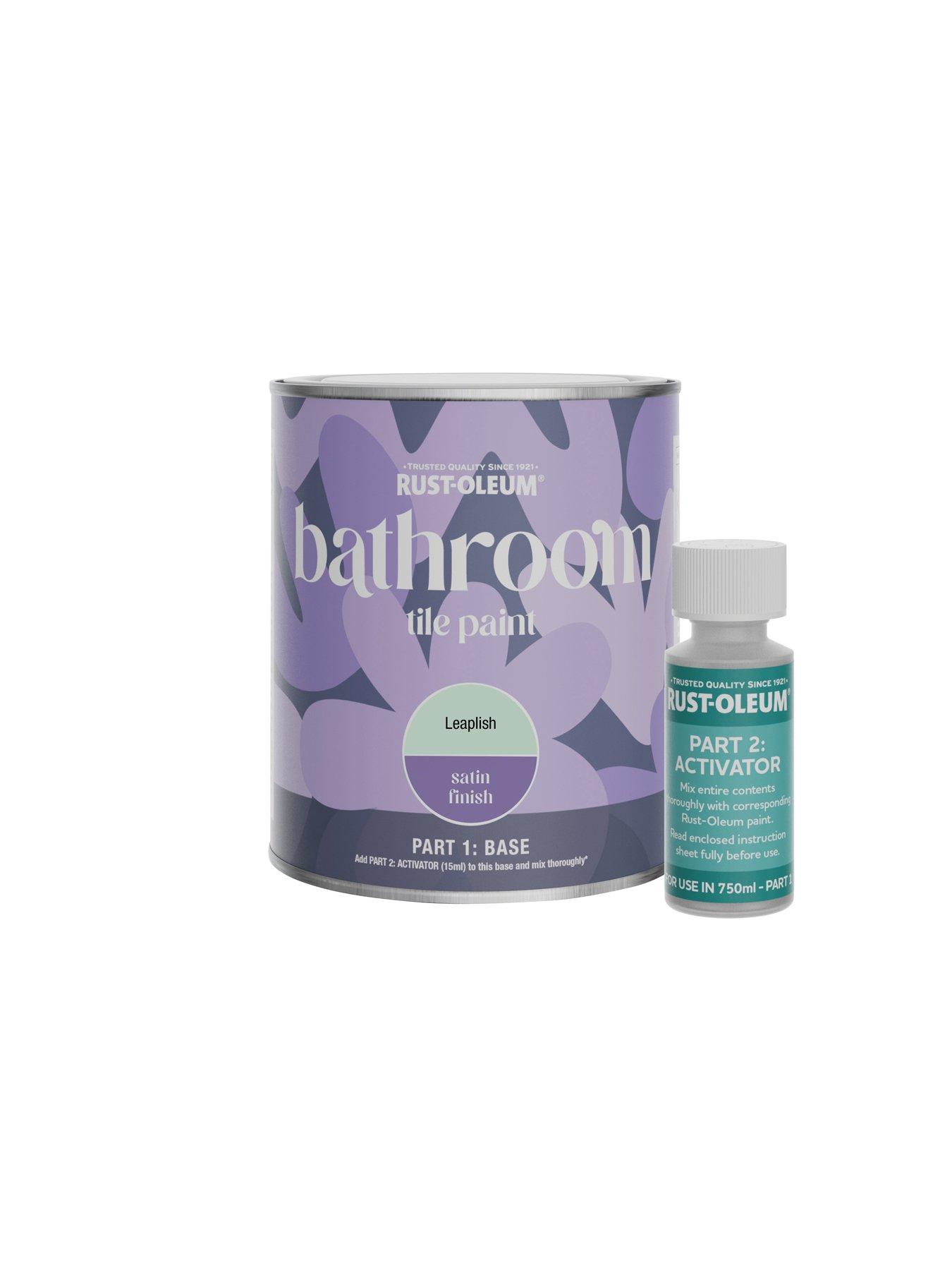 Image 7 of 7 of Rust-Oleum Bathroom Tile Paint&nbsp;Satin Finish -&nbsp;Leaplish 750ML