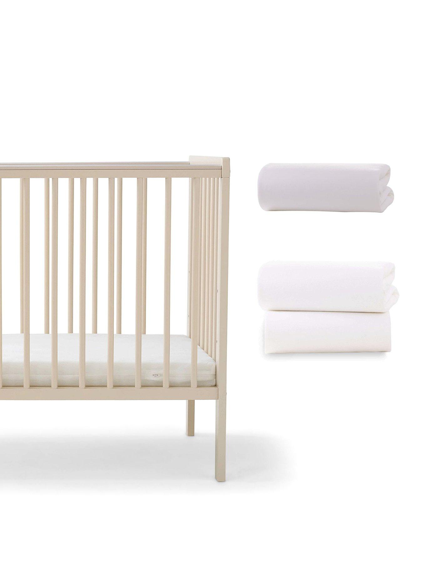 Image 2 of 6 of Clair De Lune Space Saver Cot Cashmere, Space Saver Cot Sheets and Space Saver Cot Mattress Protector