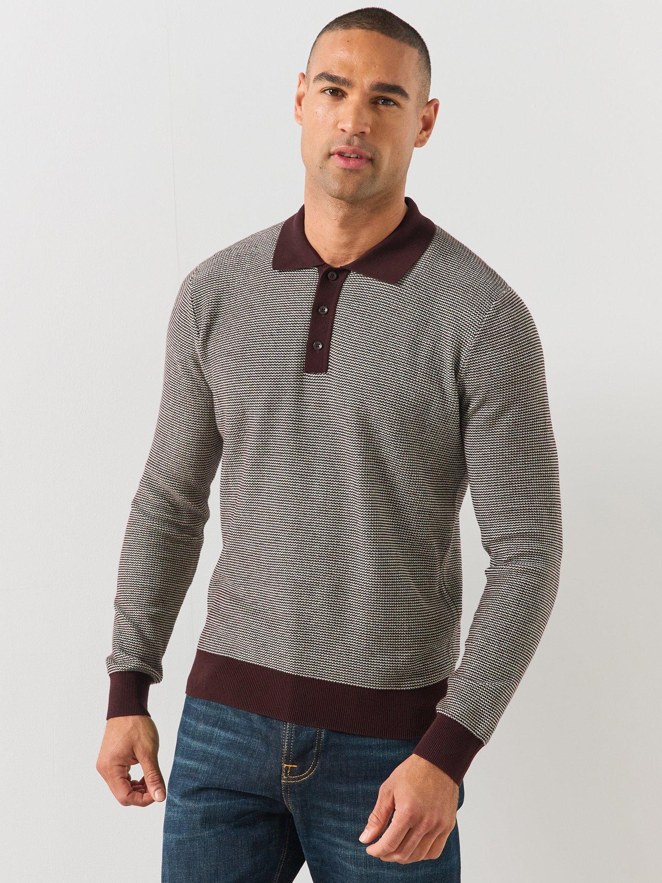 Image 1 of 7 of Mango Mango Mapu Long Sleeve Polo Shirt