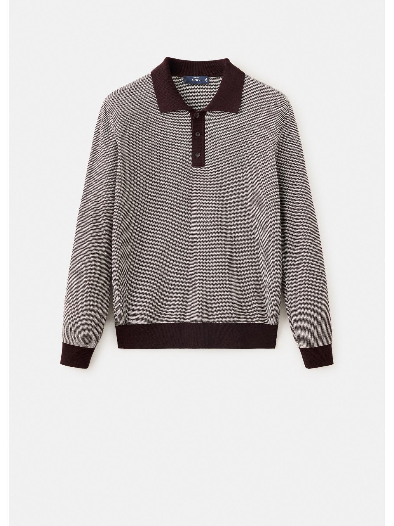 Image 7 of 7 of Mango Mango Mapu Long Sleeve Polo Shirt