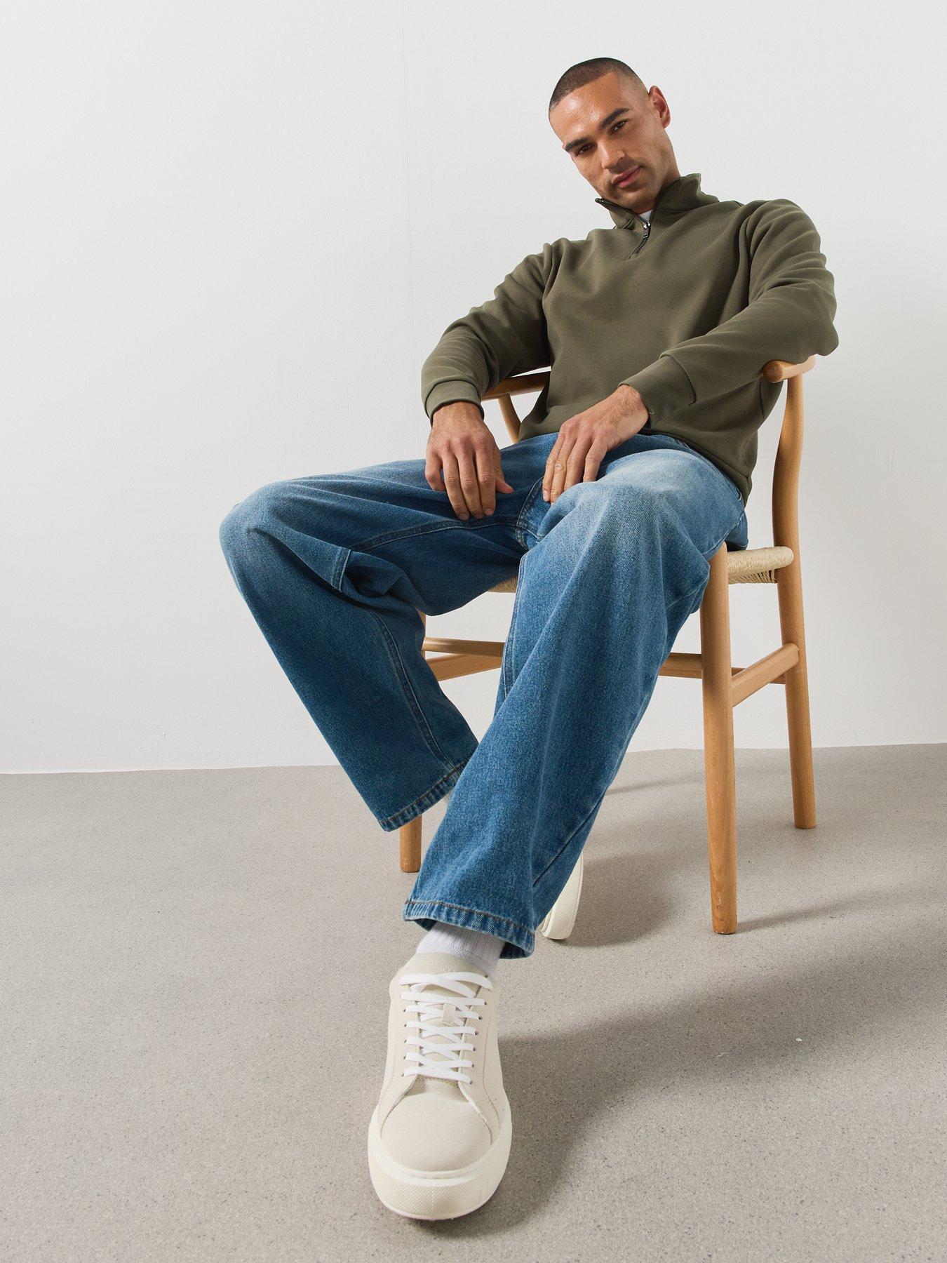 Image 3 of 5 of Mango Mango Winny Quarter Zip Sweat