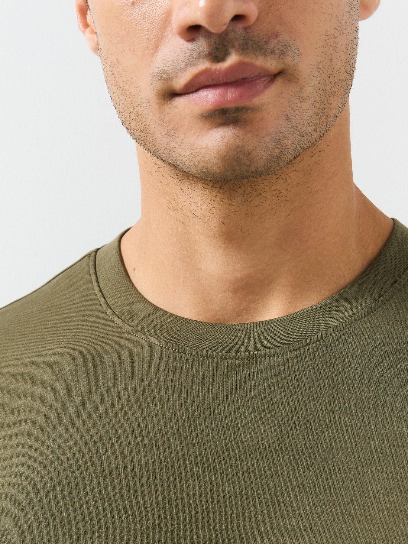 Image 4 of 6 of Mango Regular Fit T-Shirt - Green