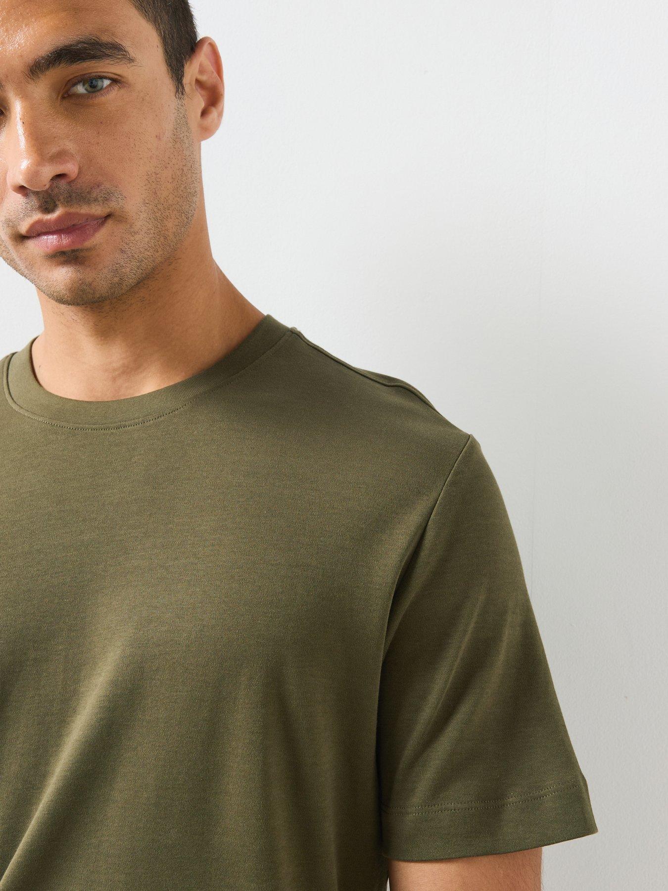 Image 5 of 6 of Mango Regular Fit T-Shirt - Green