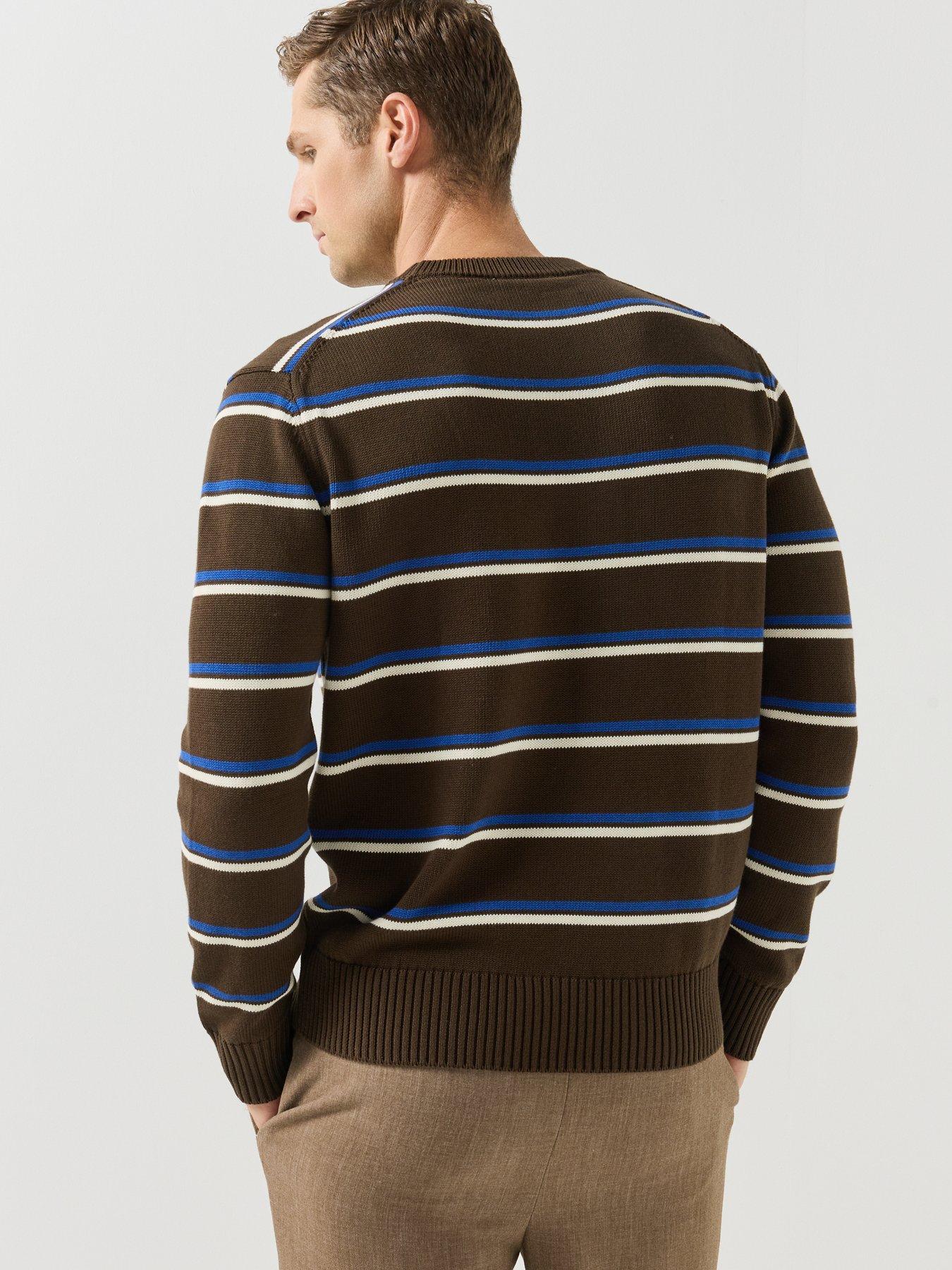 Image 2 of 6 of Mango 100% Cotton Mid-weight Knit Jumper - Brown