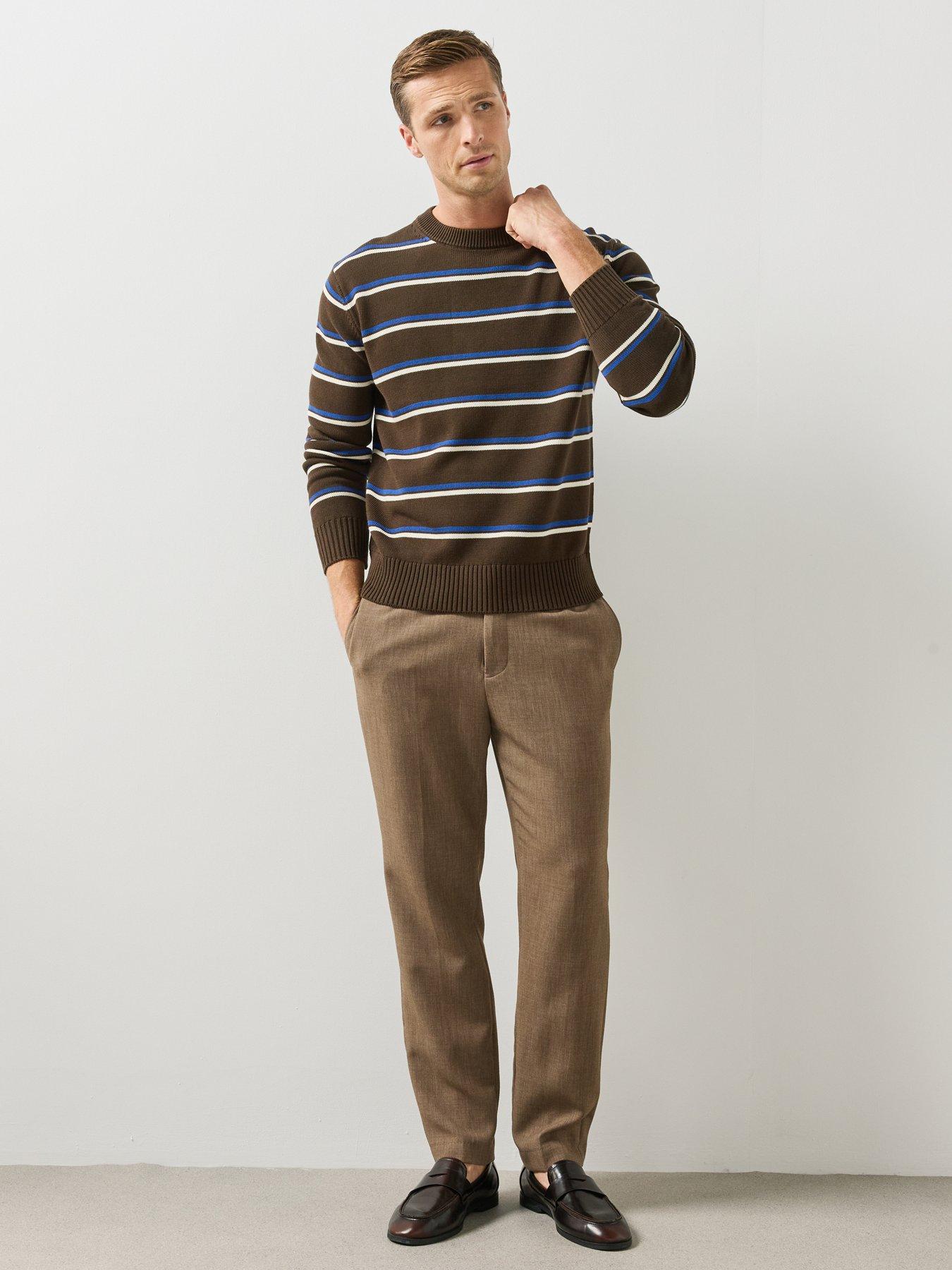 Image 3 of 6 of Mango 100% Cotton Mid-weight Knit Jumper - Brown