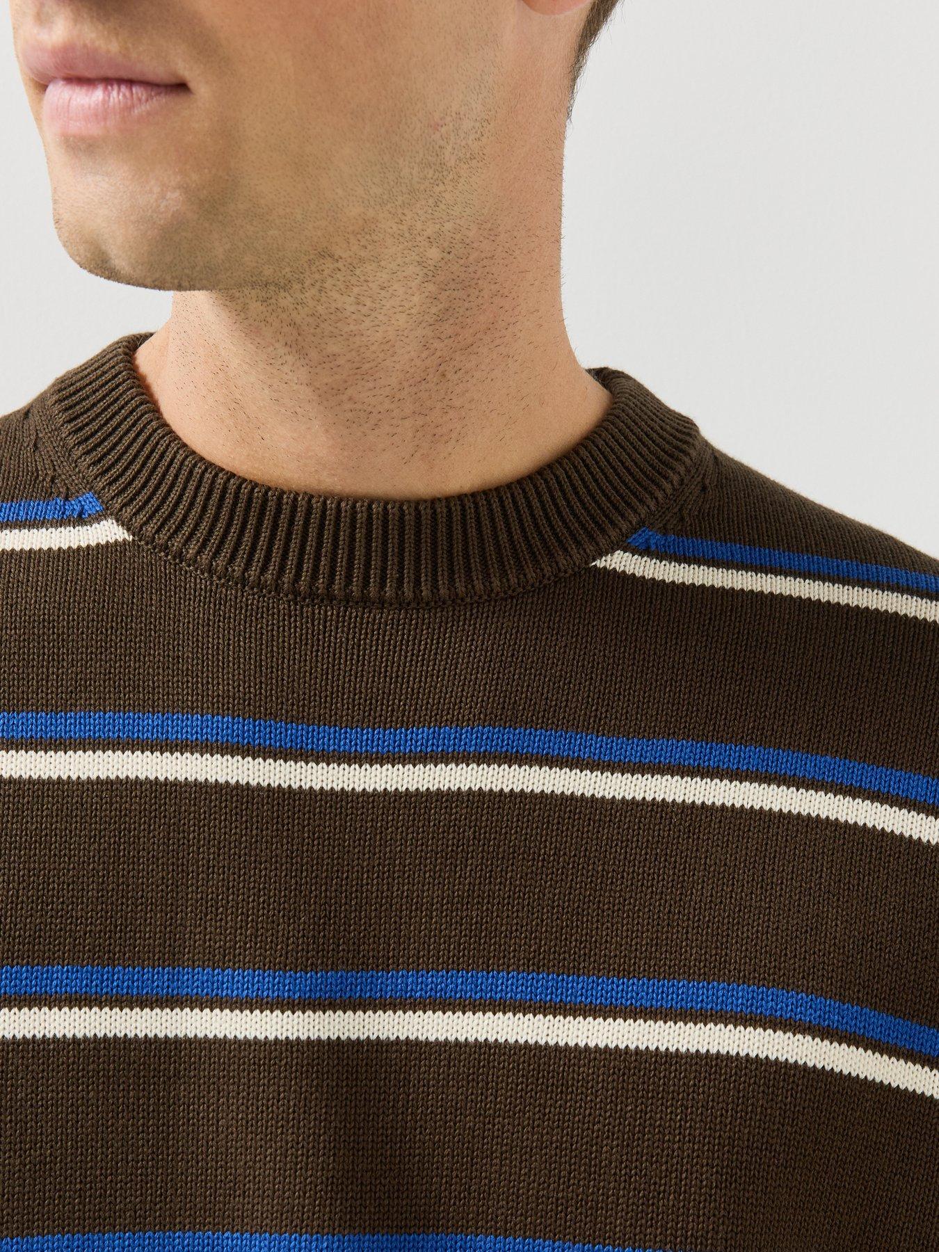 Image 4 of 6 of Mango 100% Cotton Mid-weight Knit Jumper - Brown