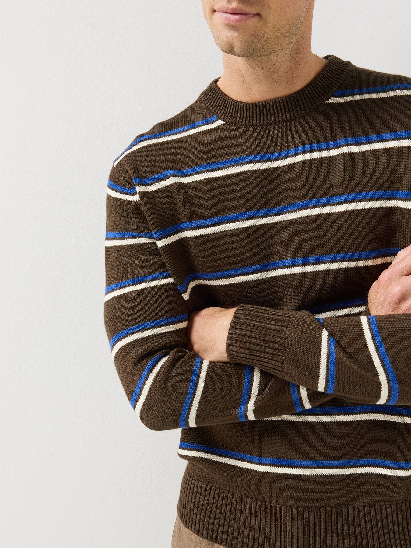 Image 5 of 6 of Mango 100% Cotton Mid-weight Knit Jumper - Brown