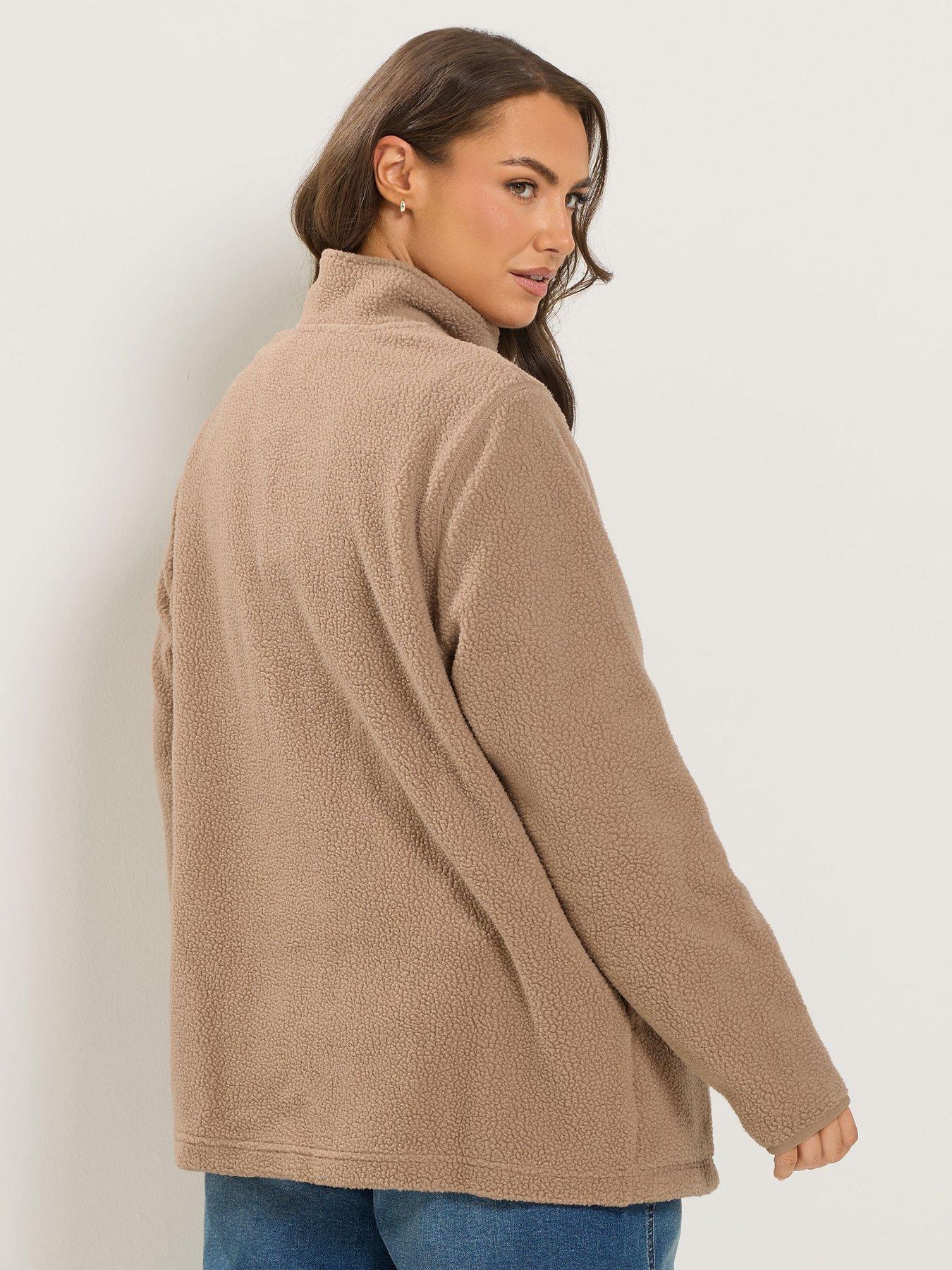 Image 2 of 4 of Yours Curve Half Zip Fleece