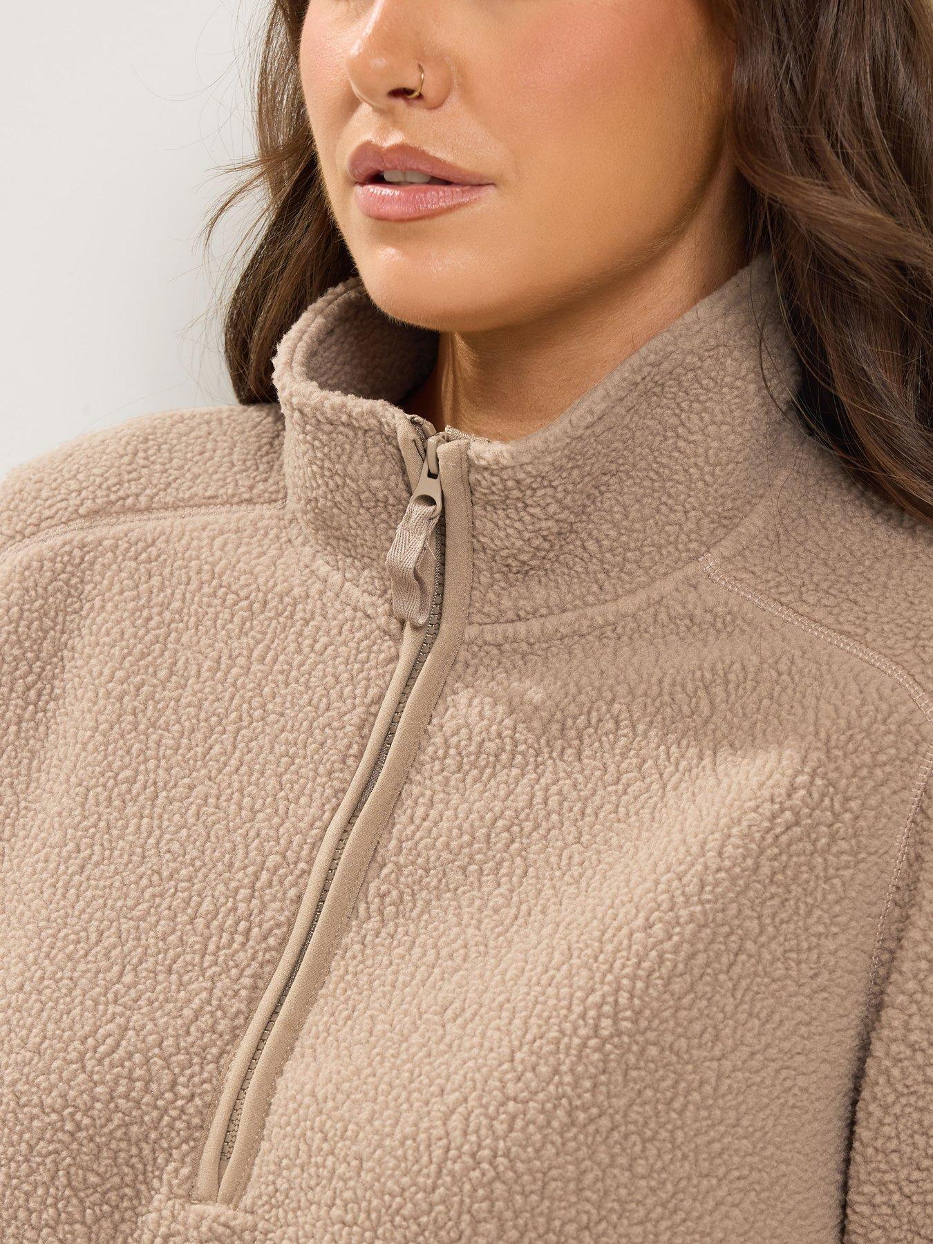 Image 4 of 4 of Yours Curve Half Zip Fleece