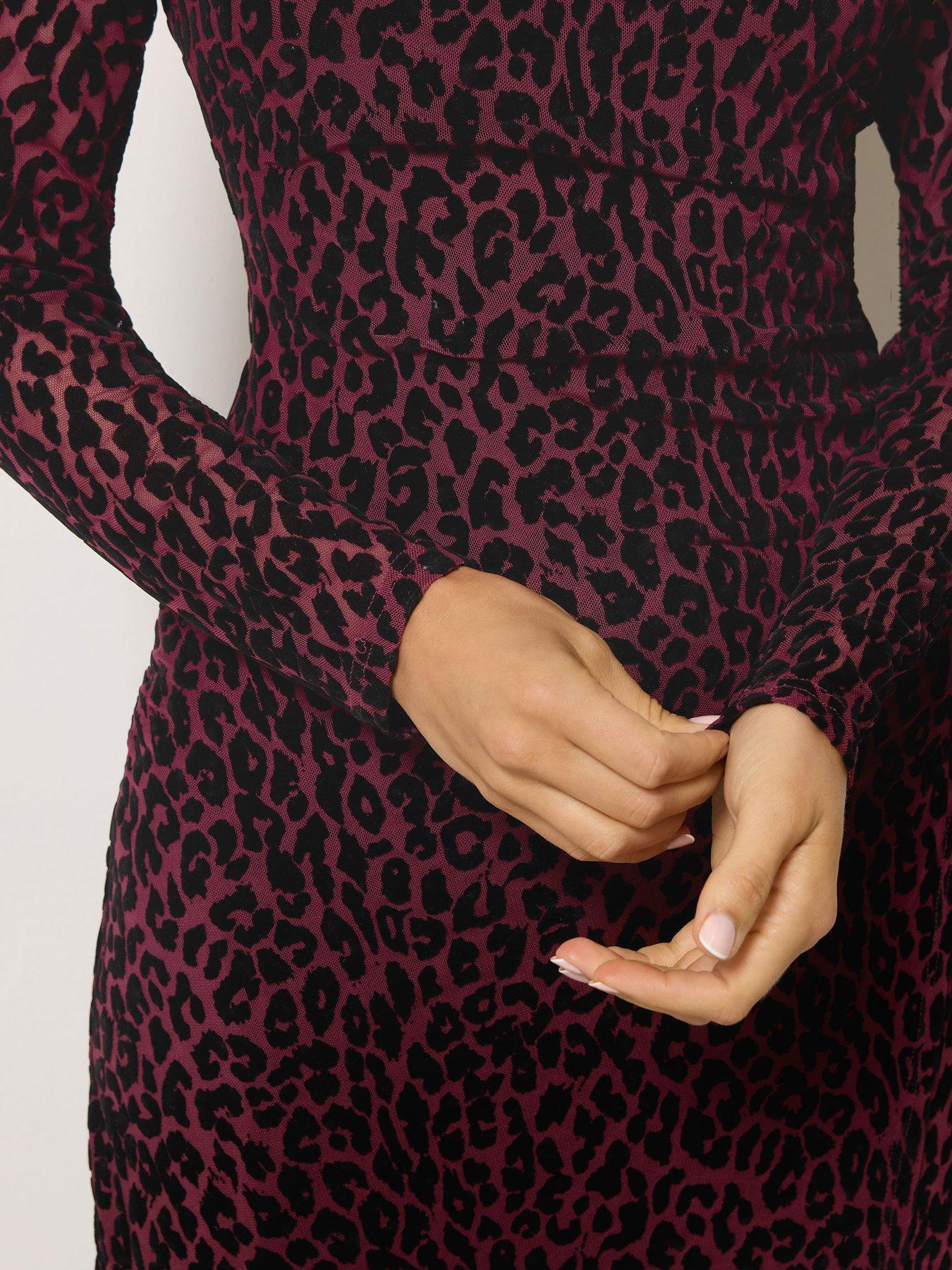 Image 4 of 4 of Long Tall Sally Tall High Neck Midaxi Dress