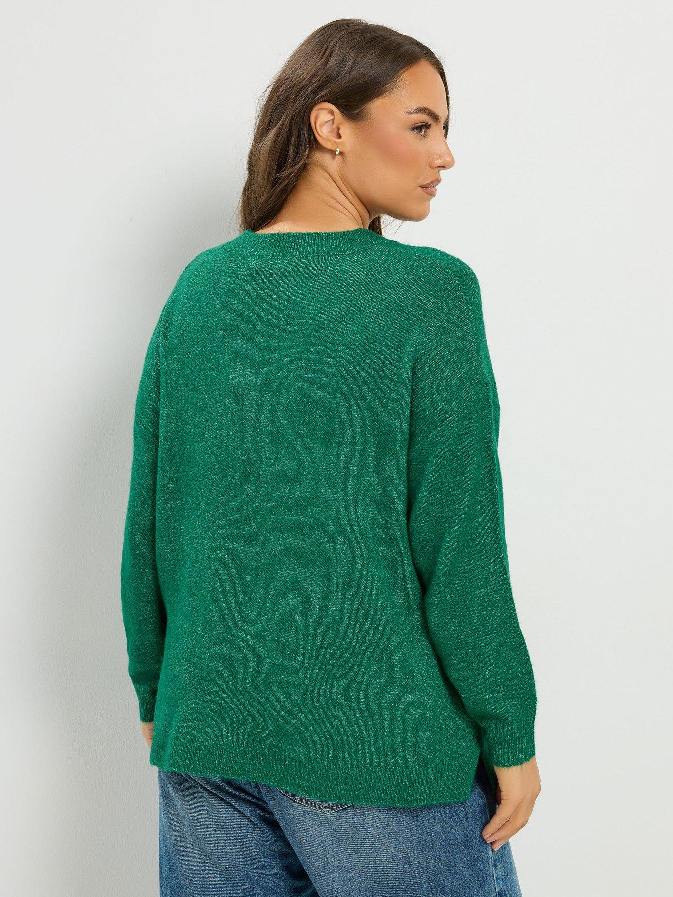 Image 2 of 4 of Yours Curve Crew Neck Soft Touch Jumper