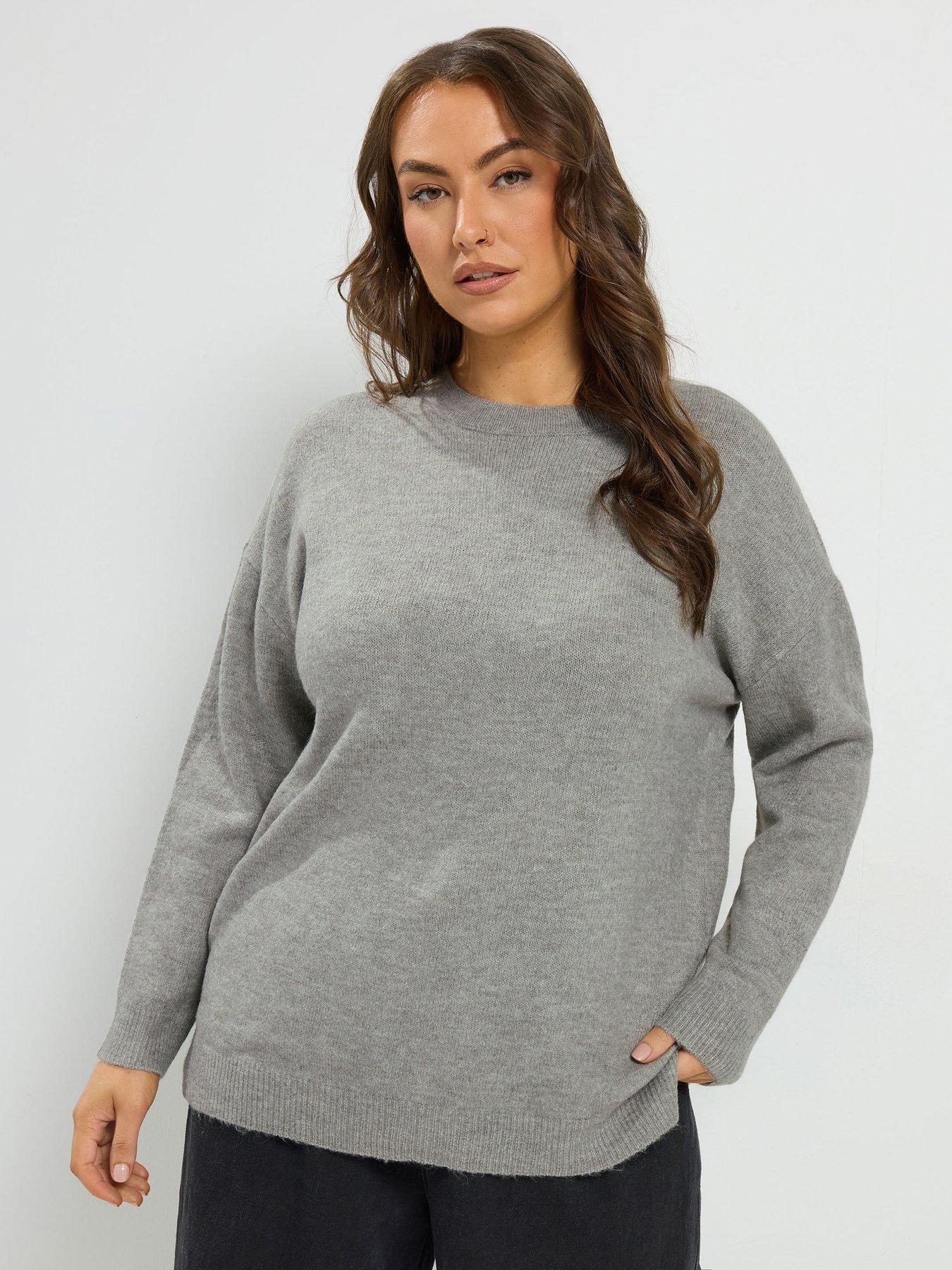 Yours Curve Crew Neck Soft Touch Jumper