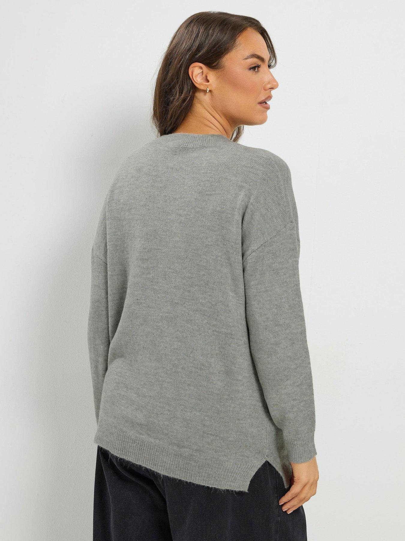 Image 2 of 4 of Yours Curve Crew Neck Soft Touch Jumper
