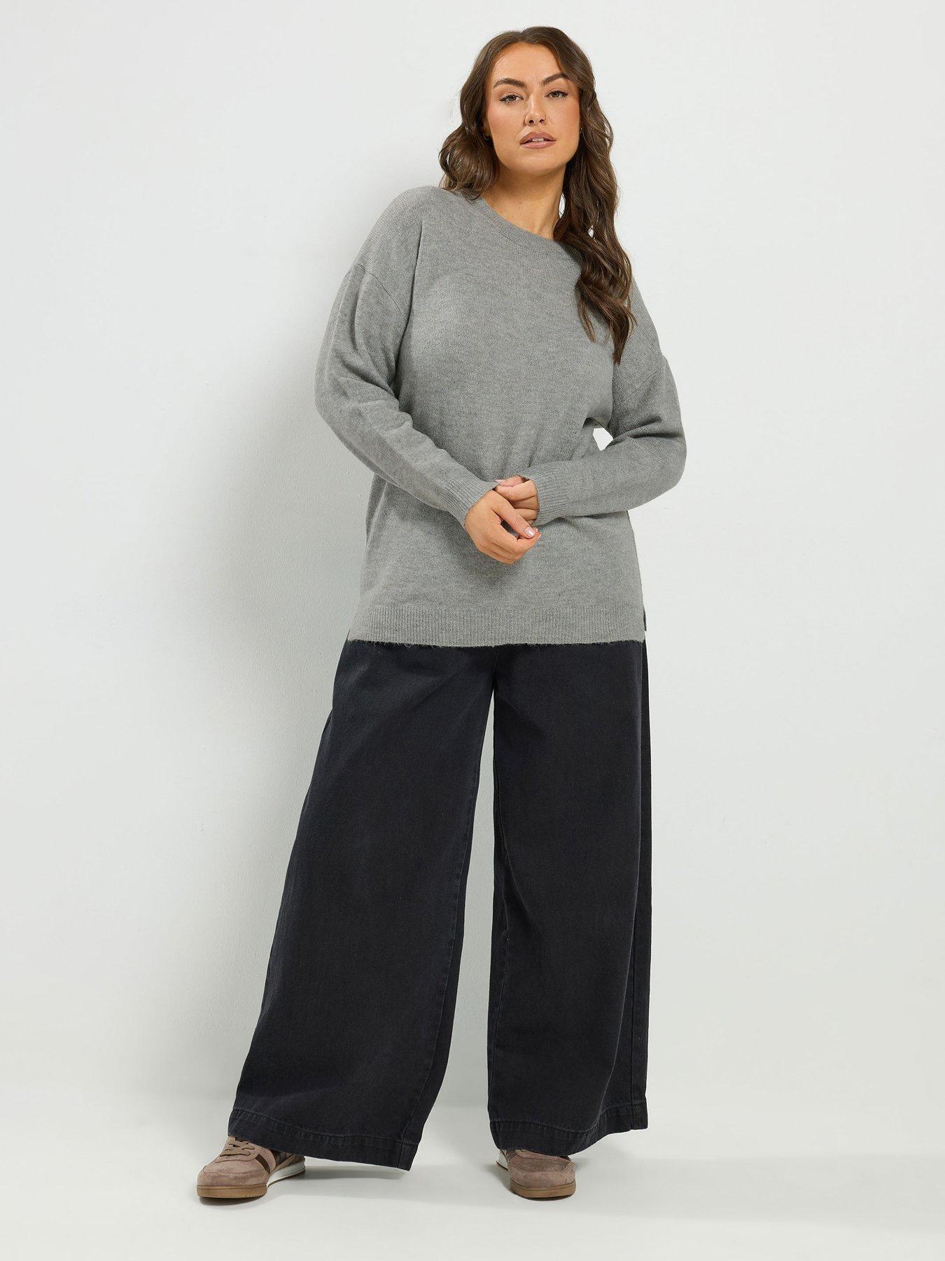 Image 3 of 4 of Yours Curve Crew Neck Soft Touch Jumper