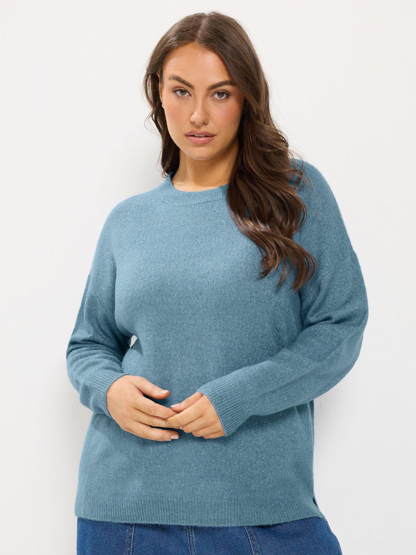 Yours Curve Crew Neck Soft Touch Jumper
