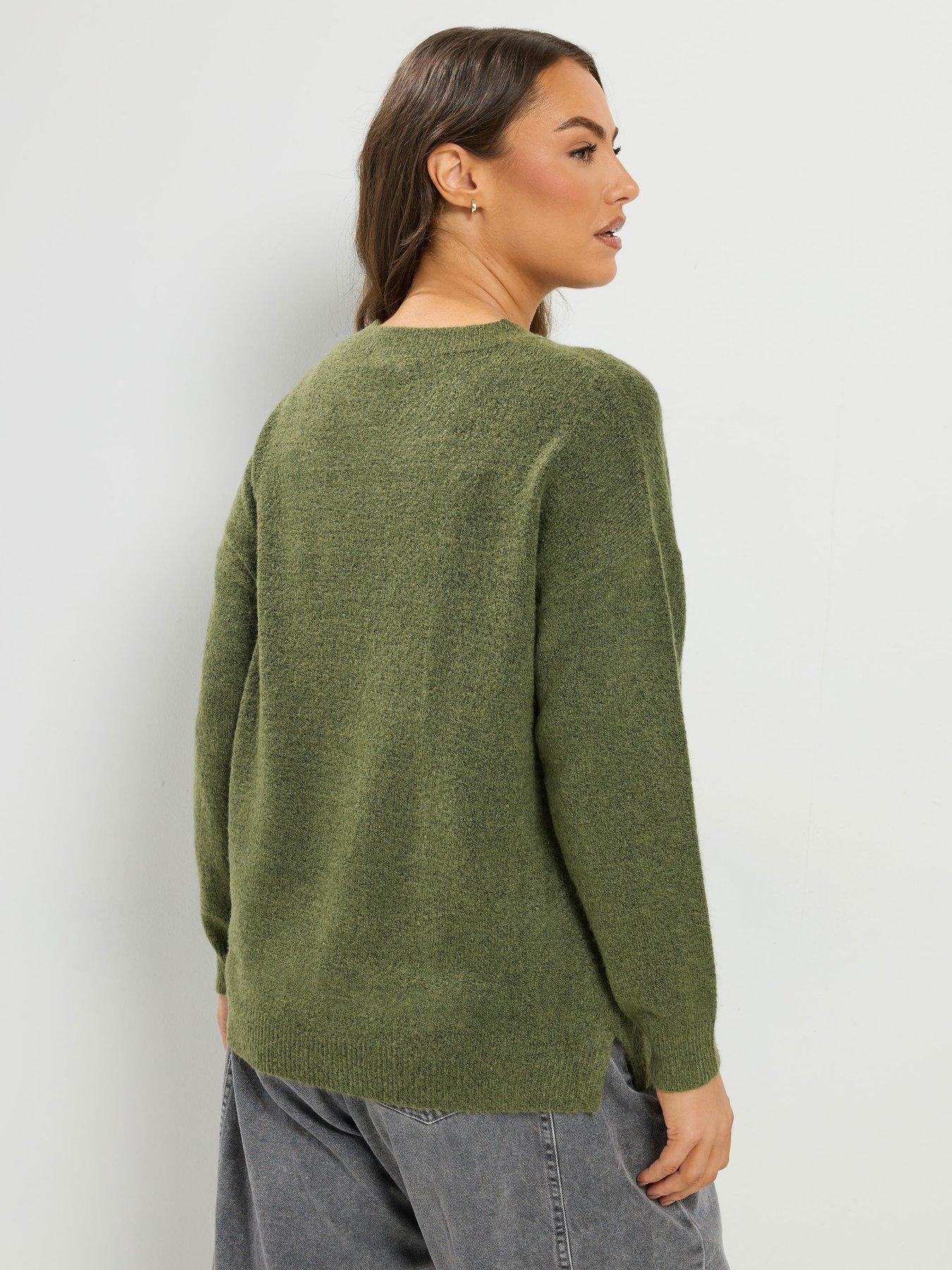 Image 2 of 4 of Yours Curve Crew Neck Soft Touch Jumper