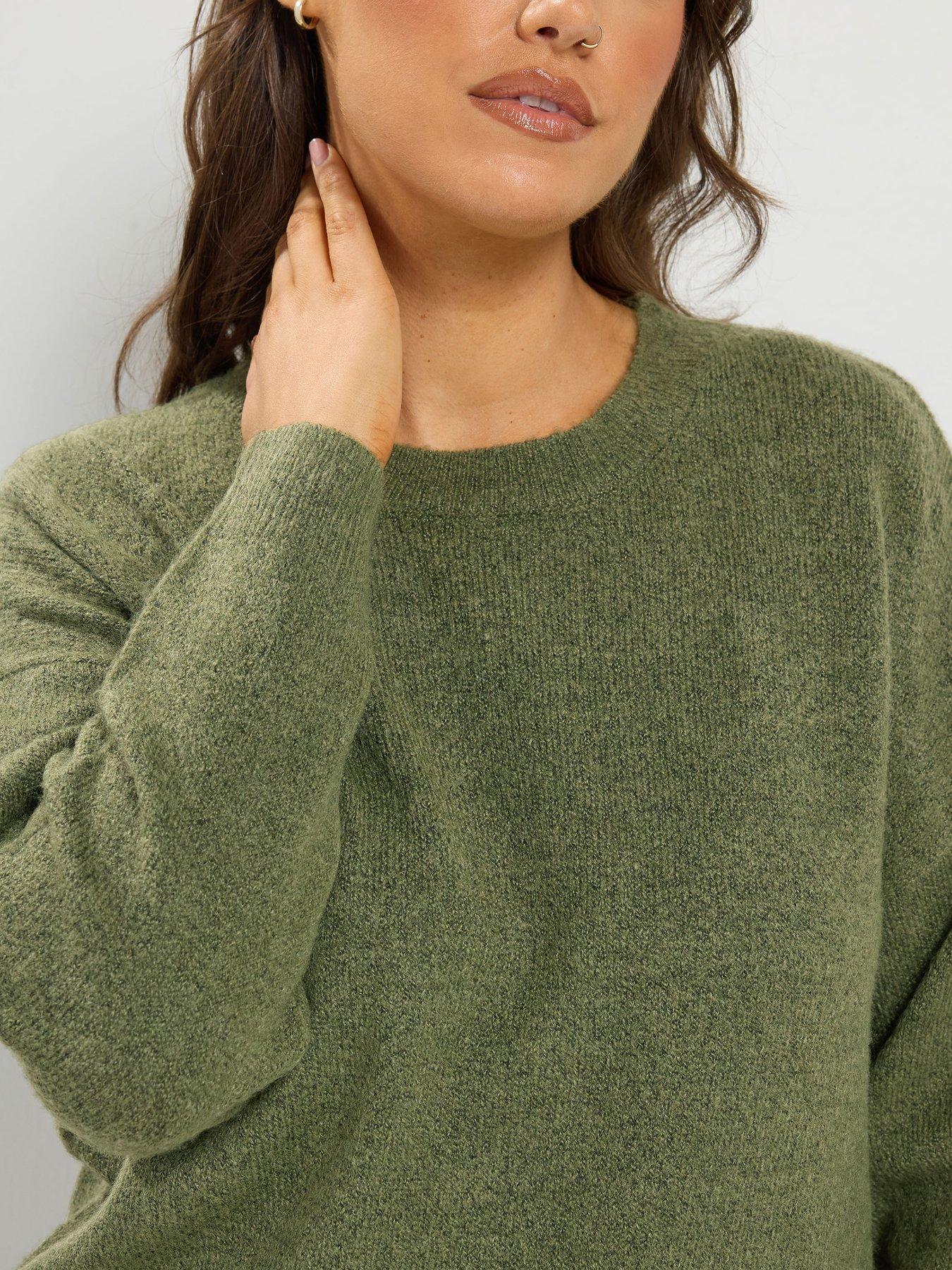 Image 4 of 4 of Yours Curve Crew Neck Soft Touch Jumper