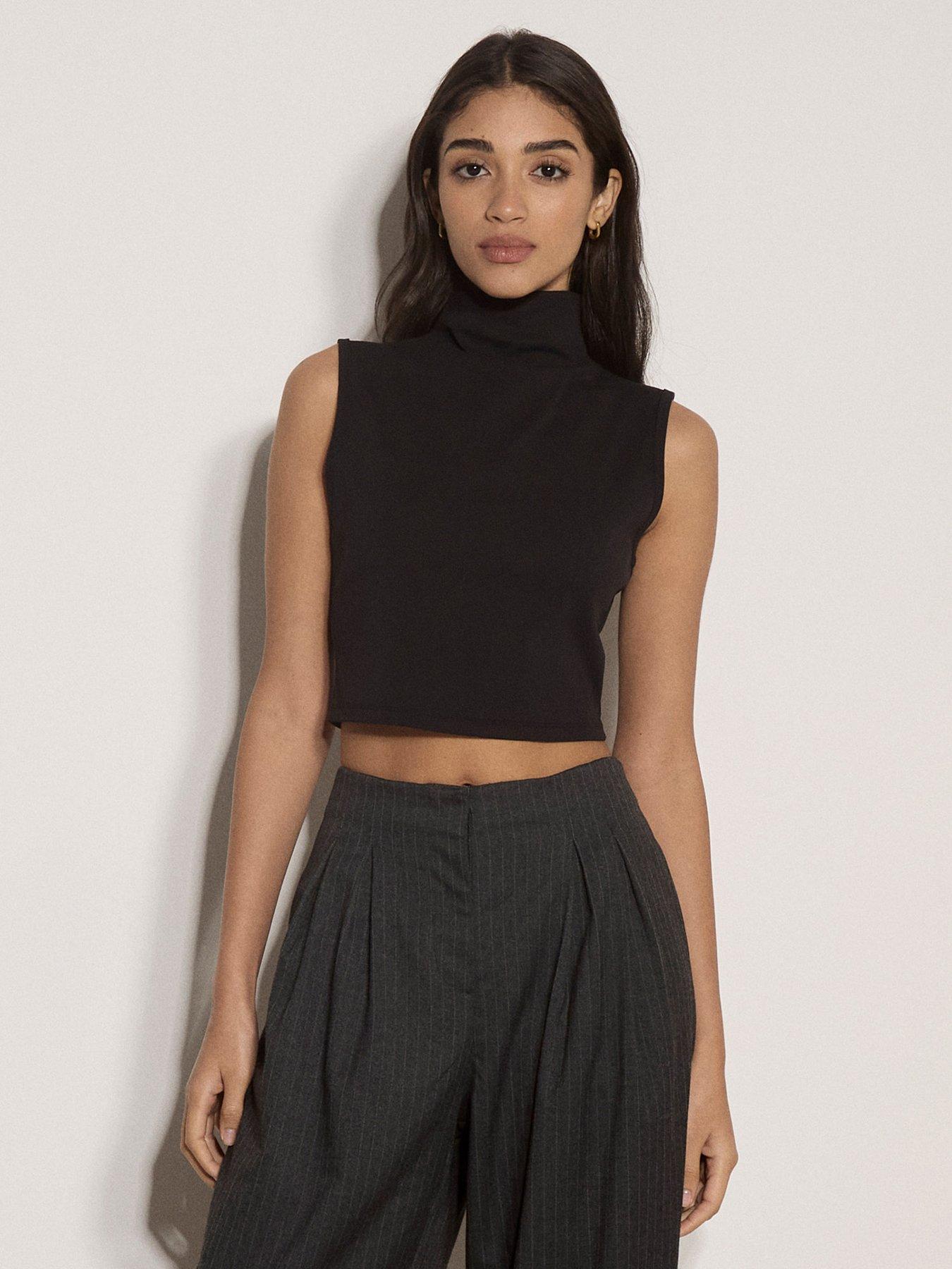 Apricot Apricot High Neck Sorona Top