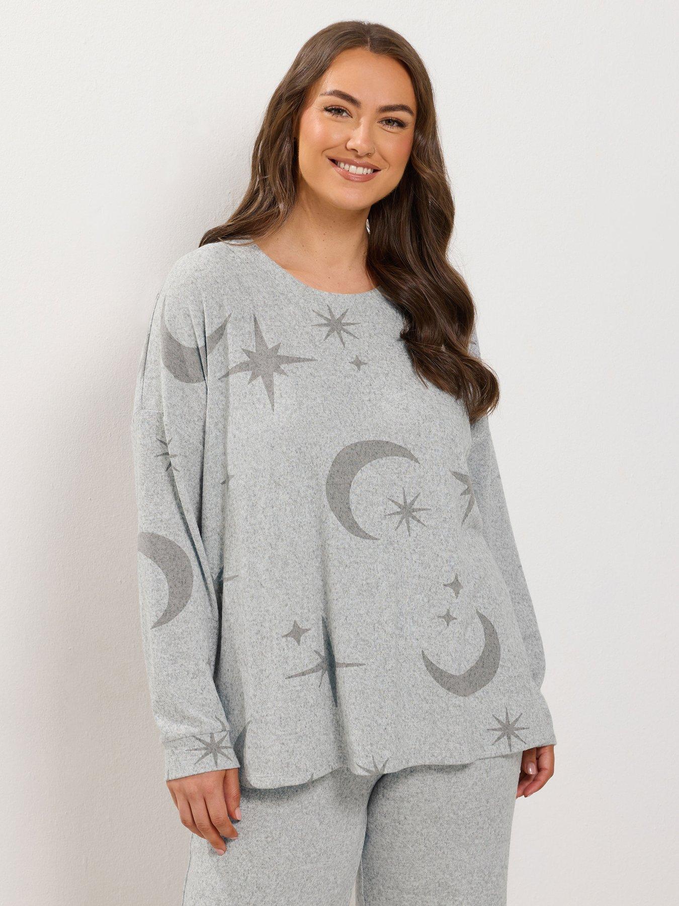 Yours Curve Celestial Jumper - Grey