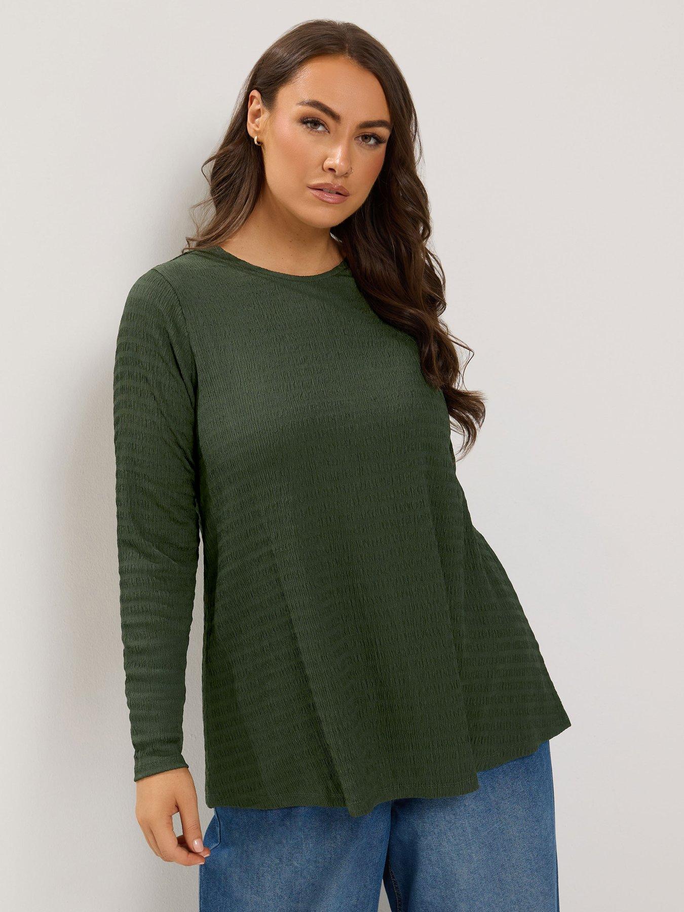 Yours Curve Long Sleeve Swing Top