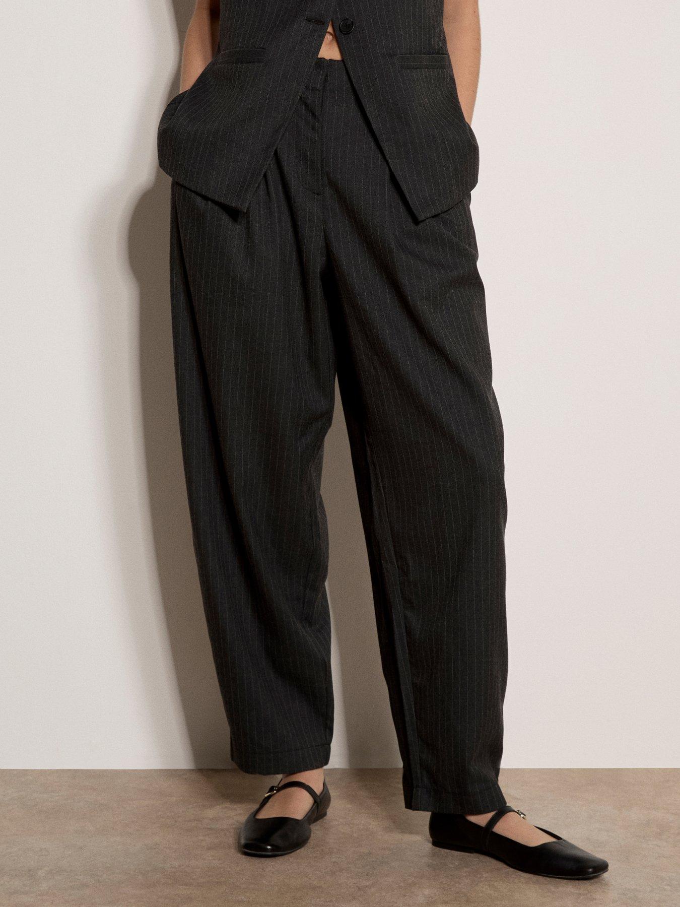 Apricot Apricot Pinstripe Balloon Trouser