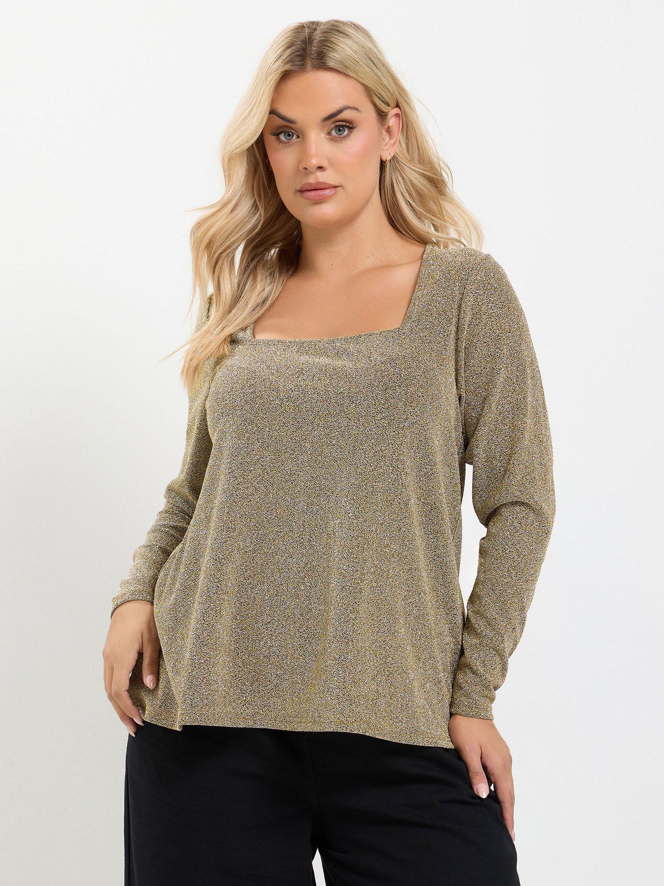 Yours Curve Square Neck A Line Top