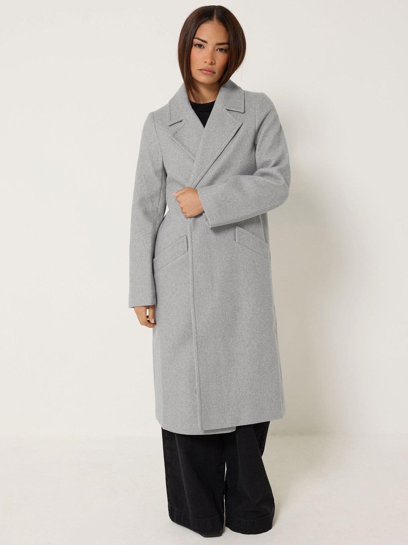 Image 1 of 4 of PixieGirl Petite Longline City Coat