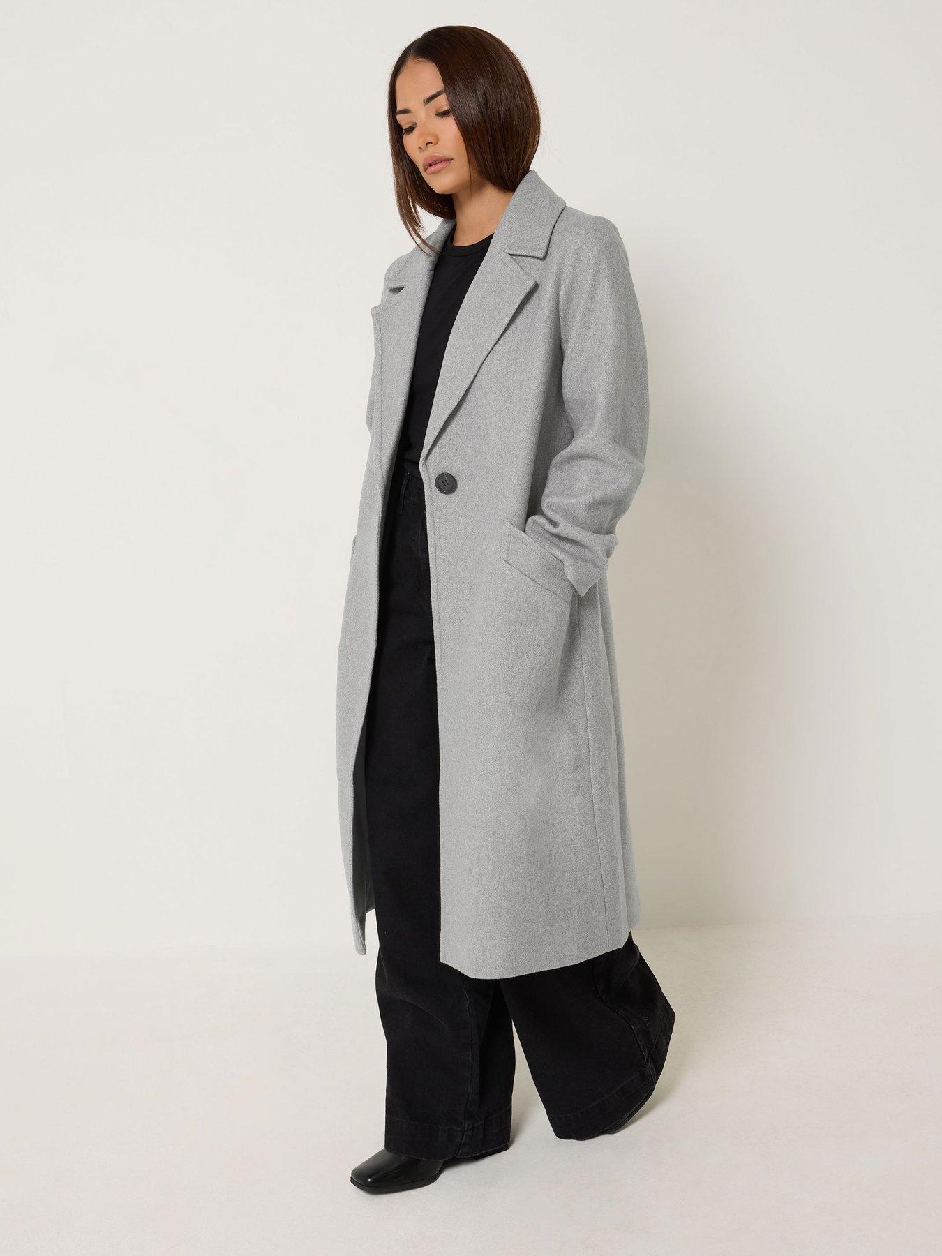 Image 3 of 4 of PixieGirl Petite Longline City Coat