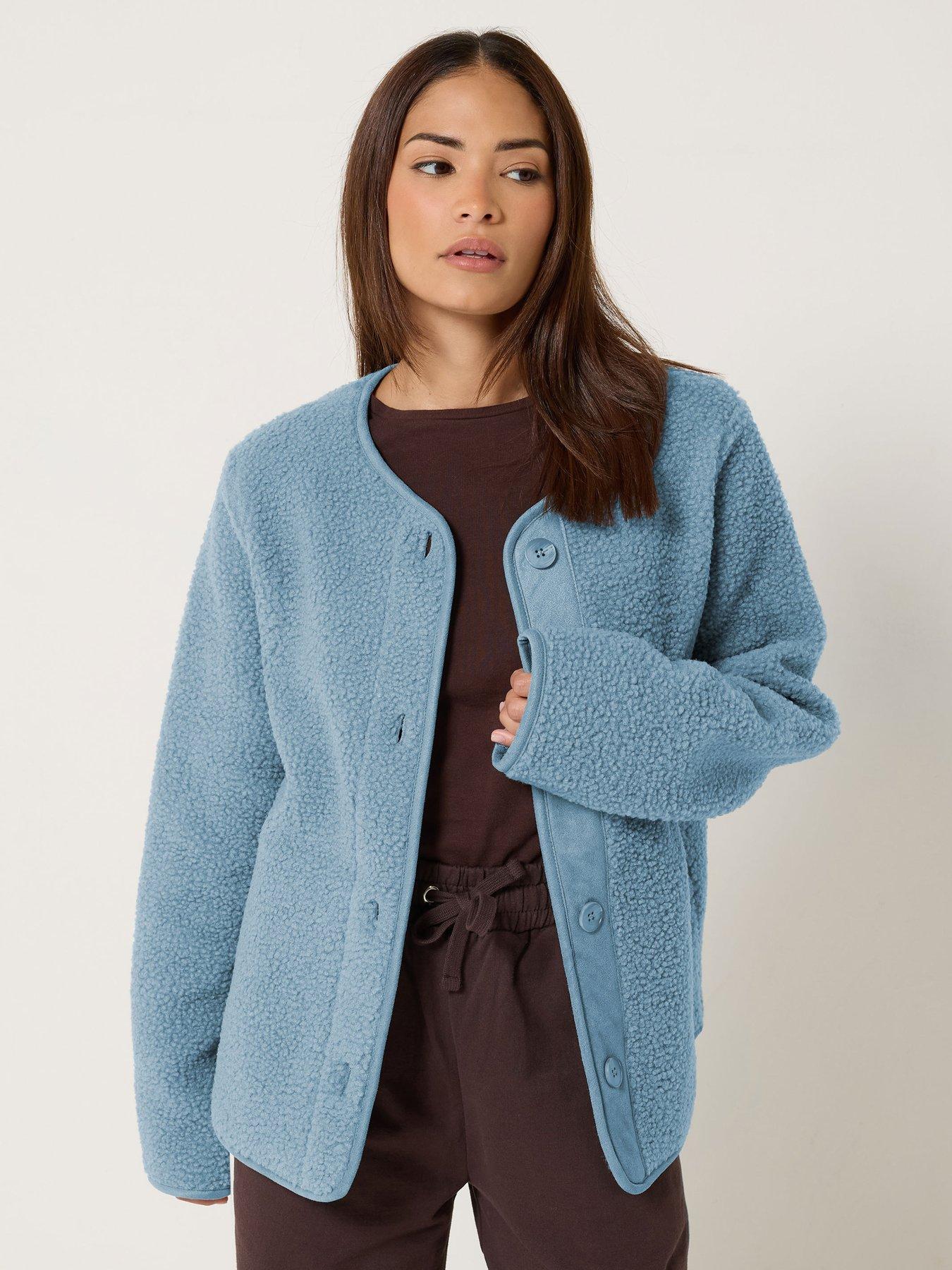 PixieGirl Petite Borg Jacket - Blue