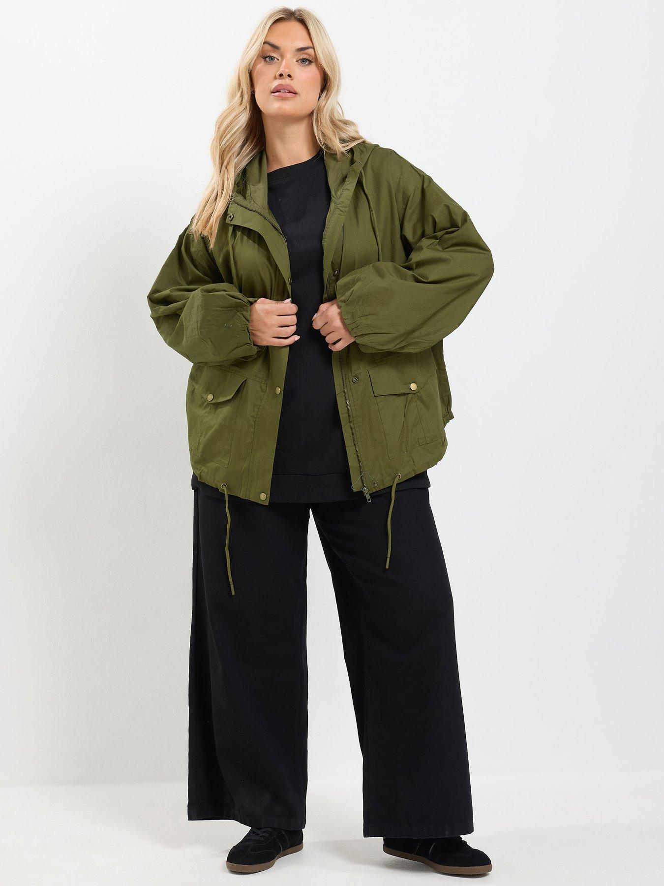 Image 3 of 4 of Yours Curve Zip Through Utility Jacket