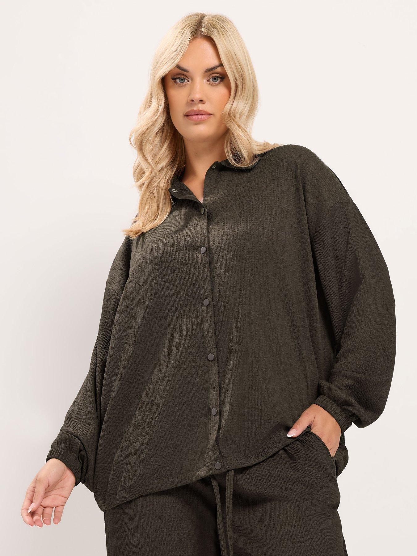 Yours Curve Textured Jersey Jacket