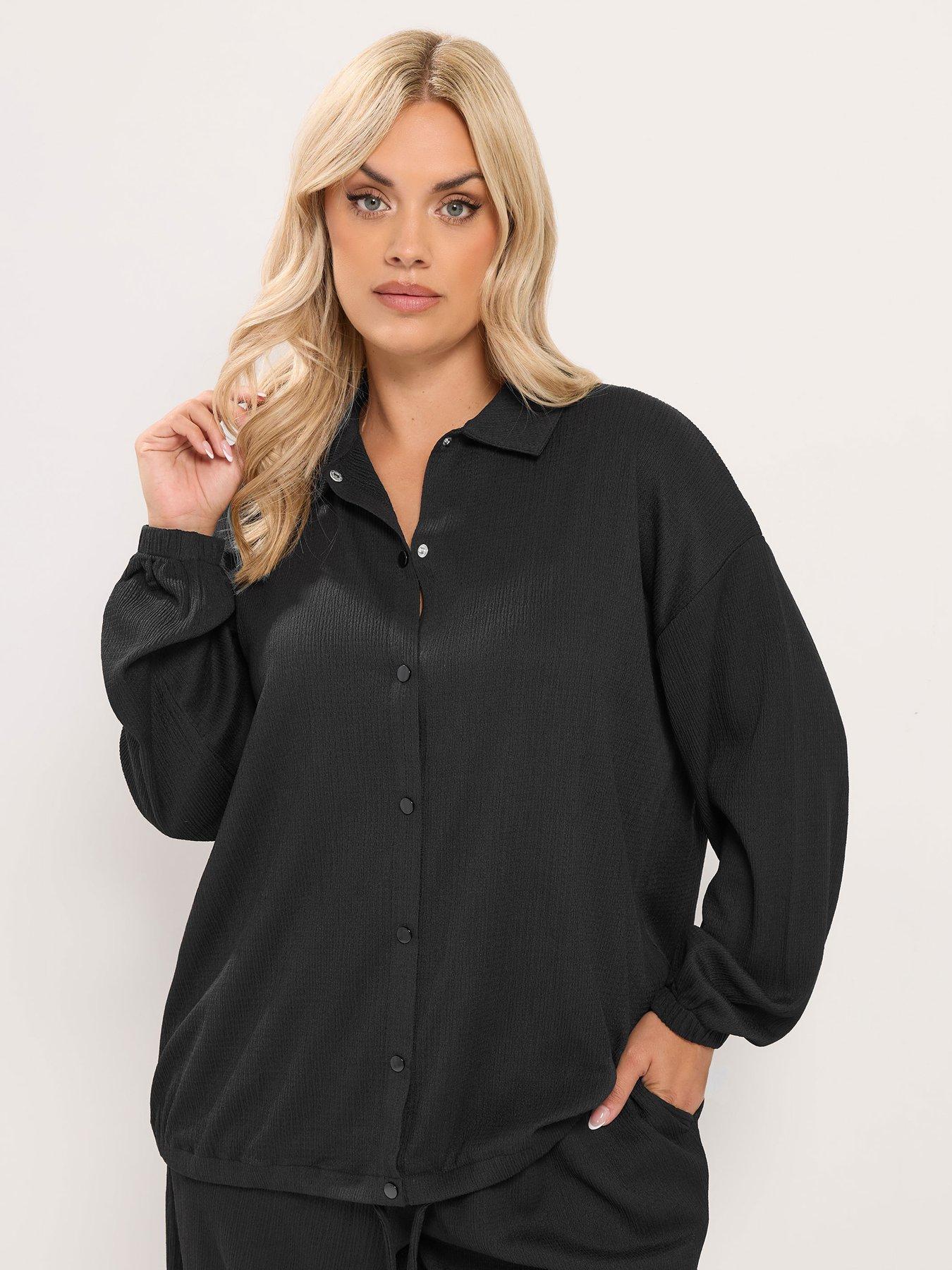 Yours Curve Textured Jersey Jacket