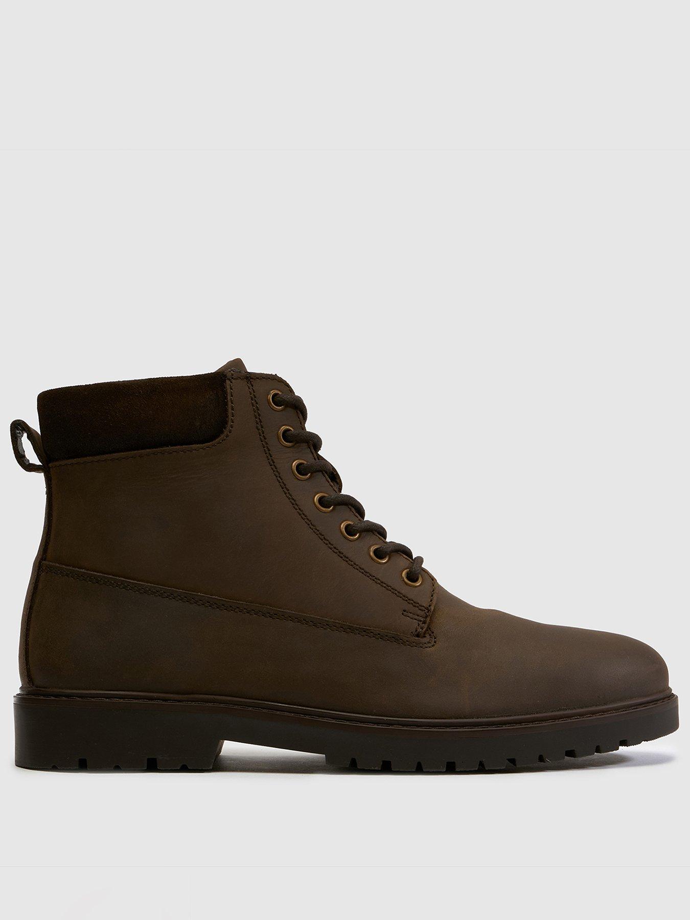 Image 1 of 4 of Schuh Schuh Giles Leather Lace Up Boot